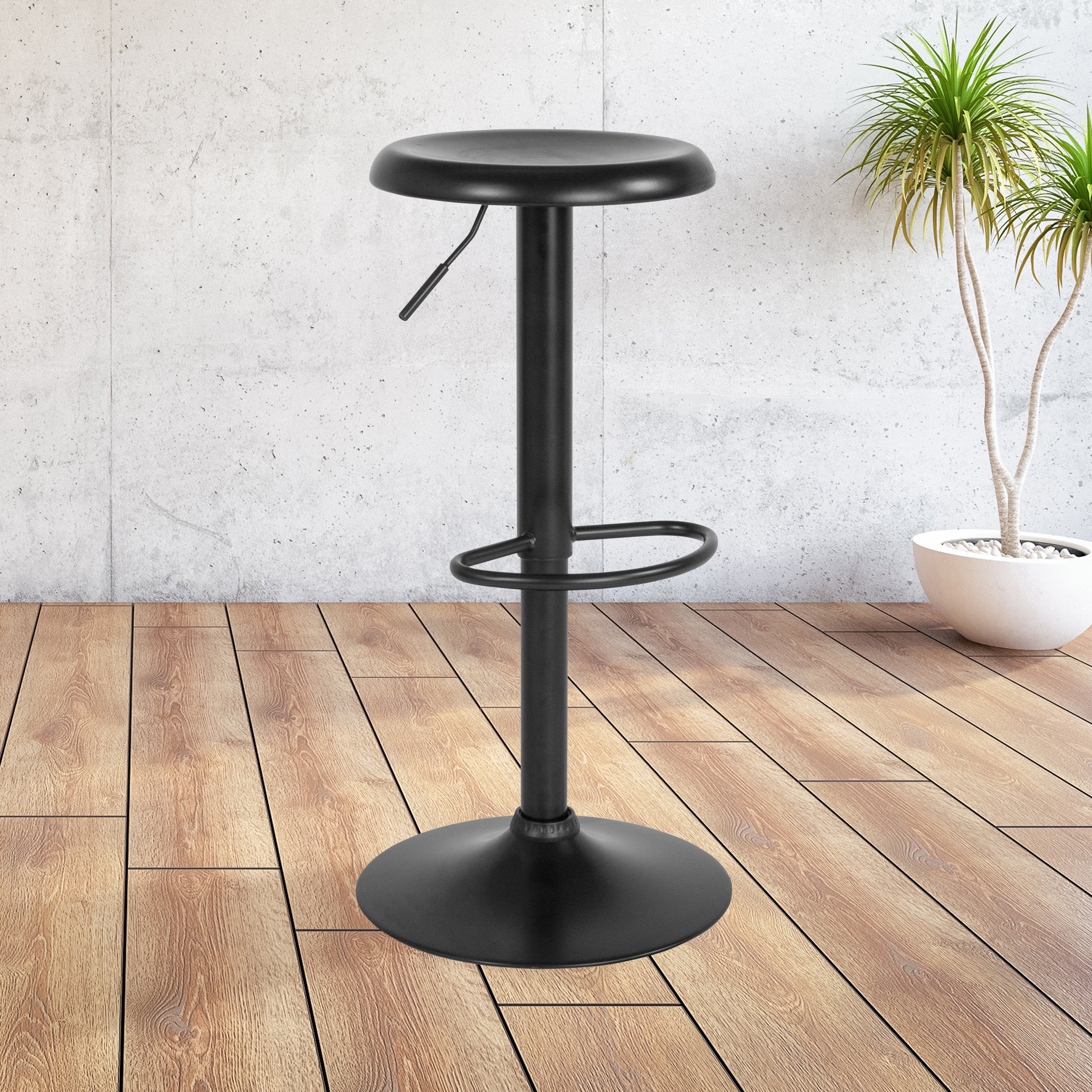 Madrid Series Adjustable Height Retro Barstool