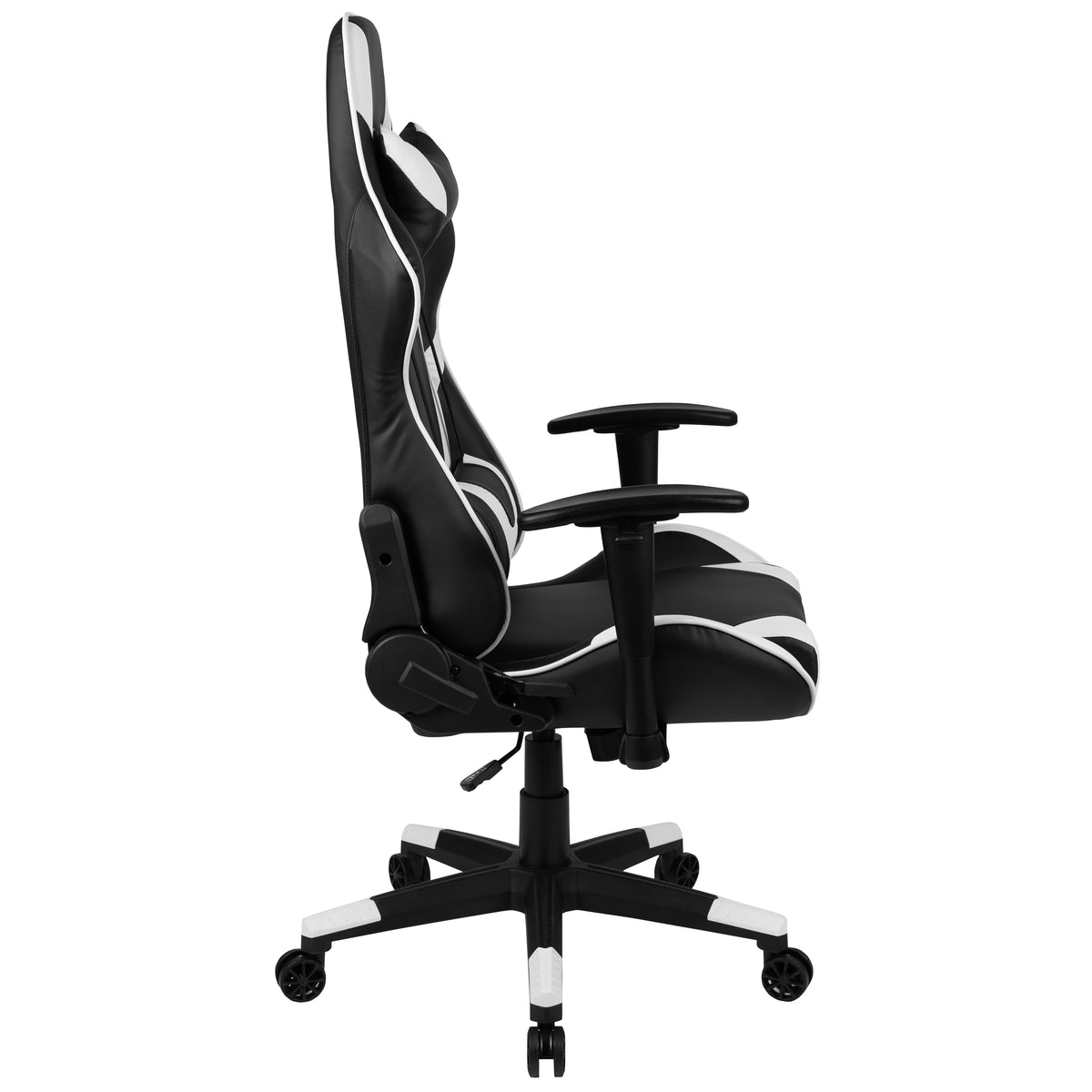 X20 Gaming Chair Racing Office Ergonomic Computer PC Adjustable Swivel Chair with Fully Reclining Back in LeatherSoft