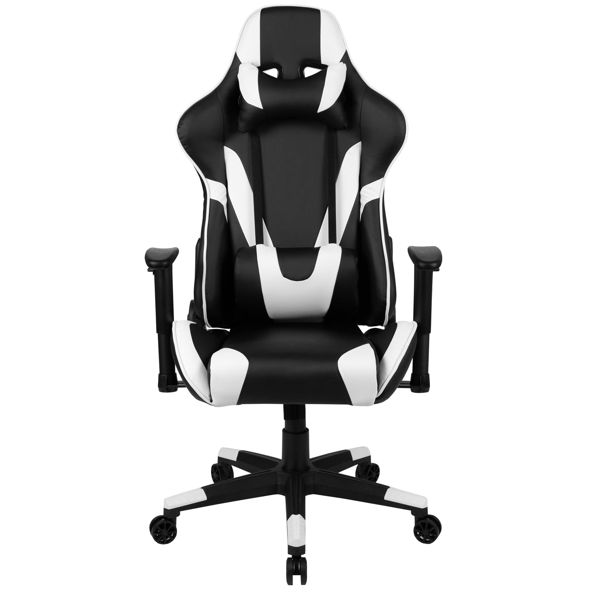 X20 Gaming Chair Racing Office Ergonomic Computer PC Adjustable Swivel Chair with Fully Reclining Back in LeatherSoft