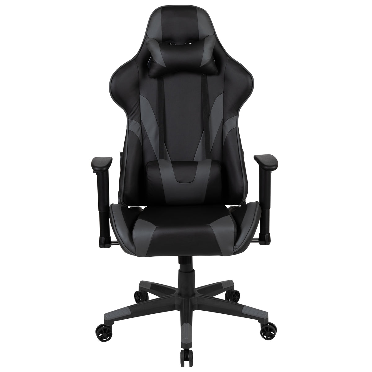 X20 Gaming Chair Racing Office Ergonomic Computer PC Adjustable Swivel Chair with Fully Reclining Back in LeatherSoft