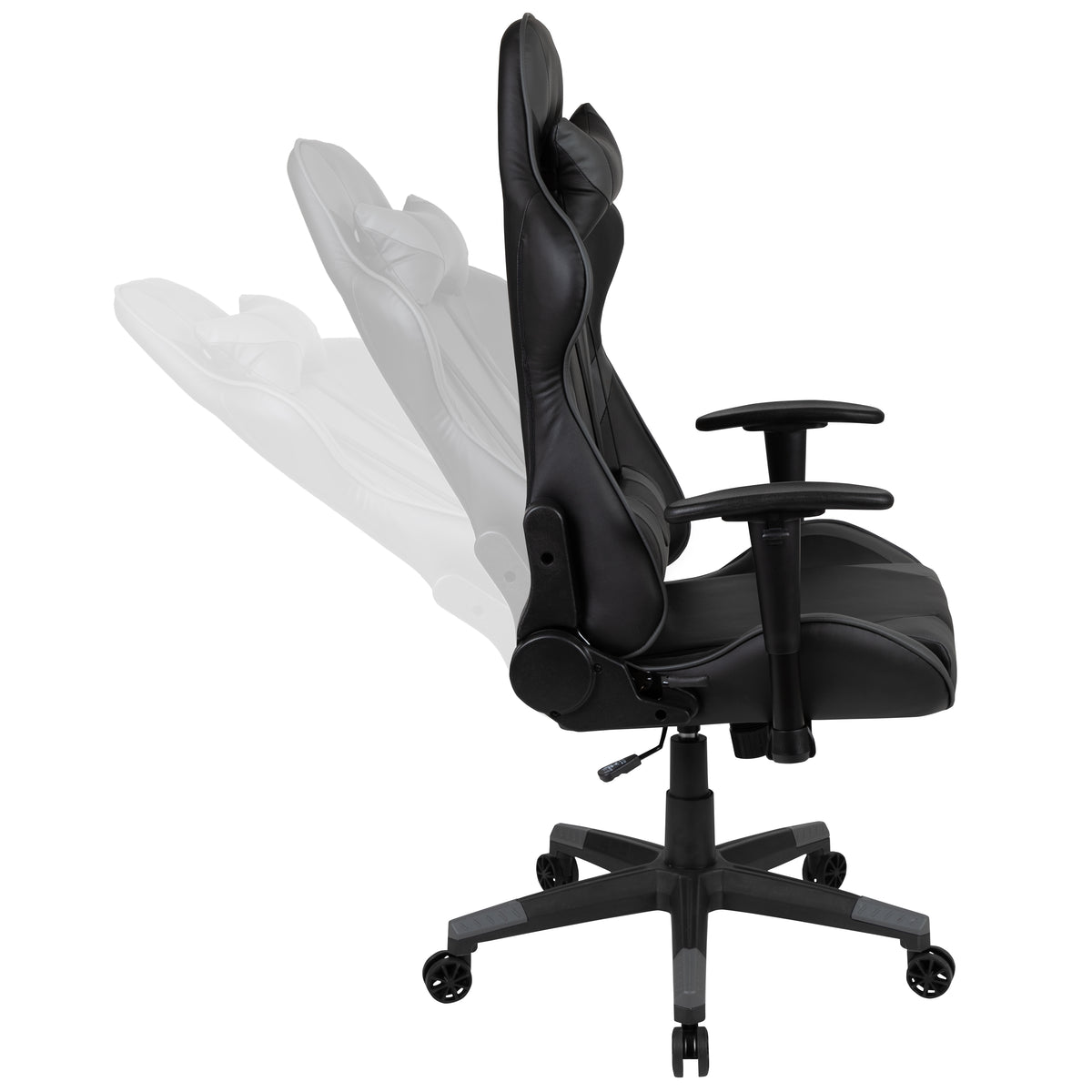 X20 Gaming Chair Racing Office Ergonomic Computer PC Adjustable Swivel Chair with Fully Reclining Back in LeatherSoft