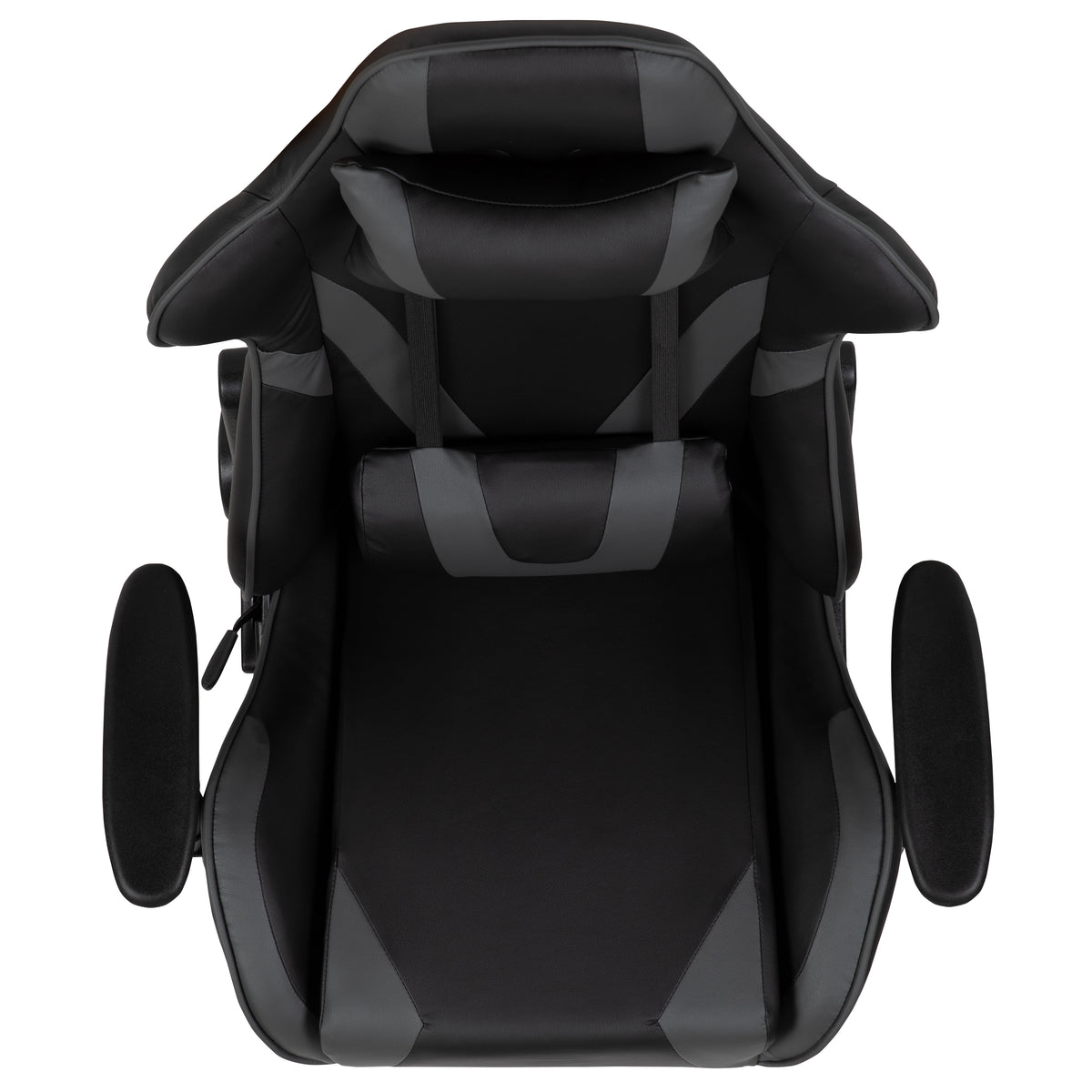 X20 Gaming Chair Racing Office Ergonomic Computer PC Adjustable Swivel Chair with Fully Reclining Back in LeatherSoft