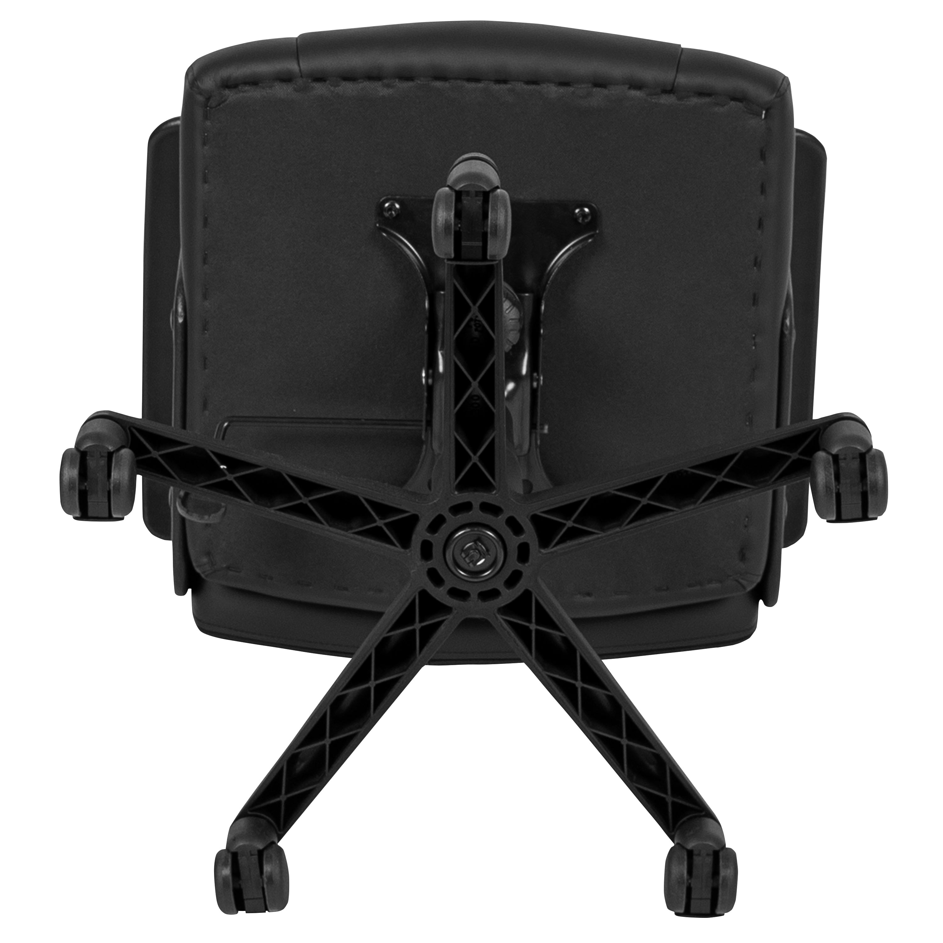 Flash Fundamentals Mid-Back Padded Task Office Chair with Arms