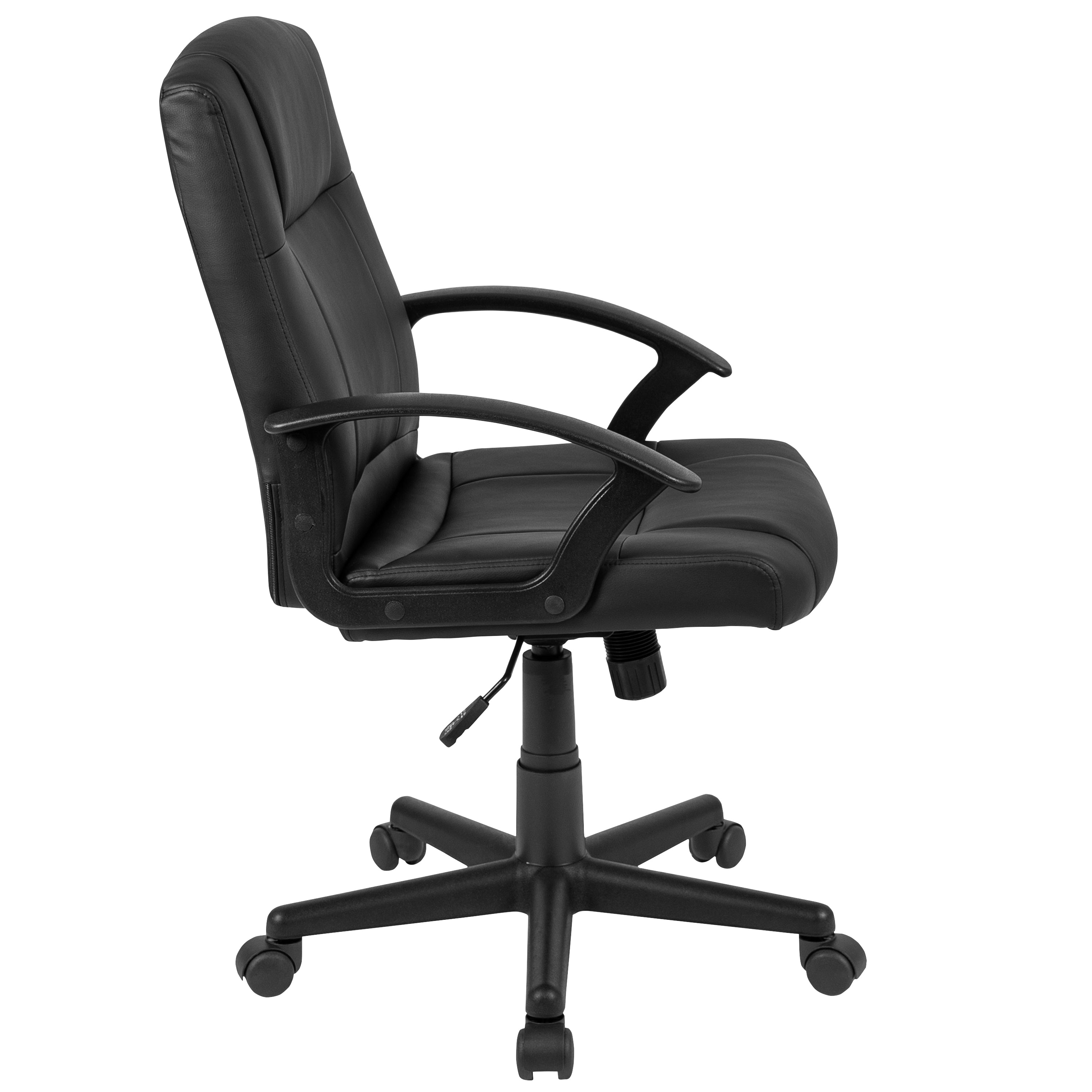 Flash Fundamentals Mid-Back Padded Task Office Chair with Arms