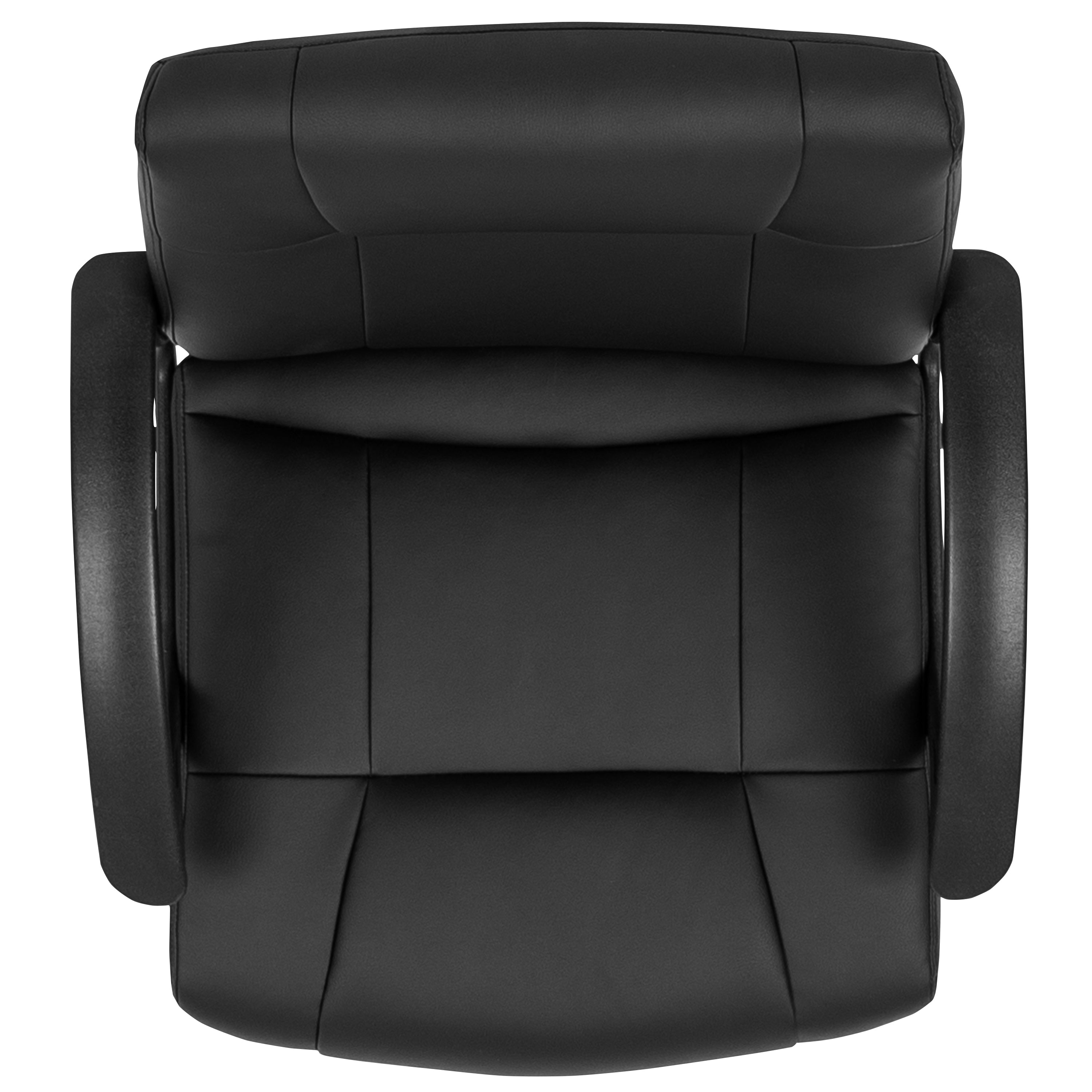 Flash Fundamentals Mid-Back Padded Task Office Chair with Arms-Office Chair-Flash Furniture-Wall2Wall Furnishings