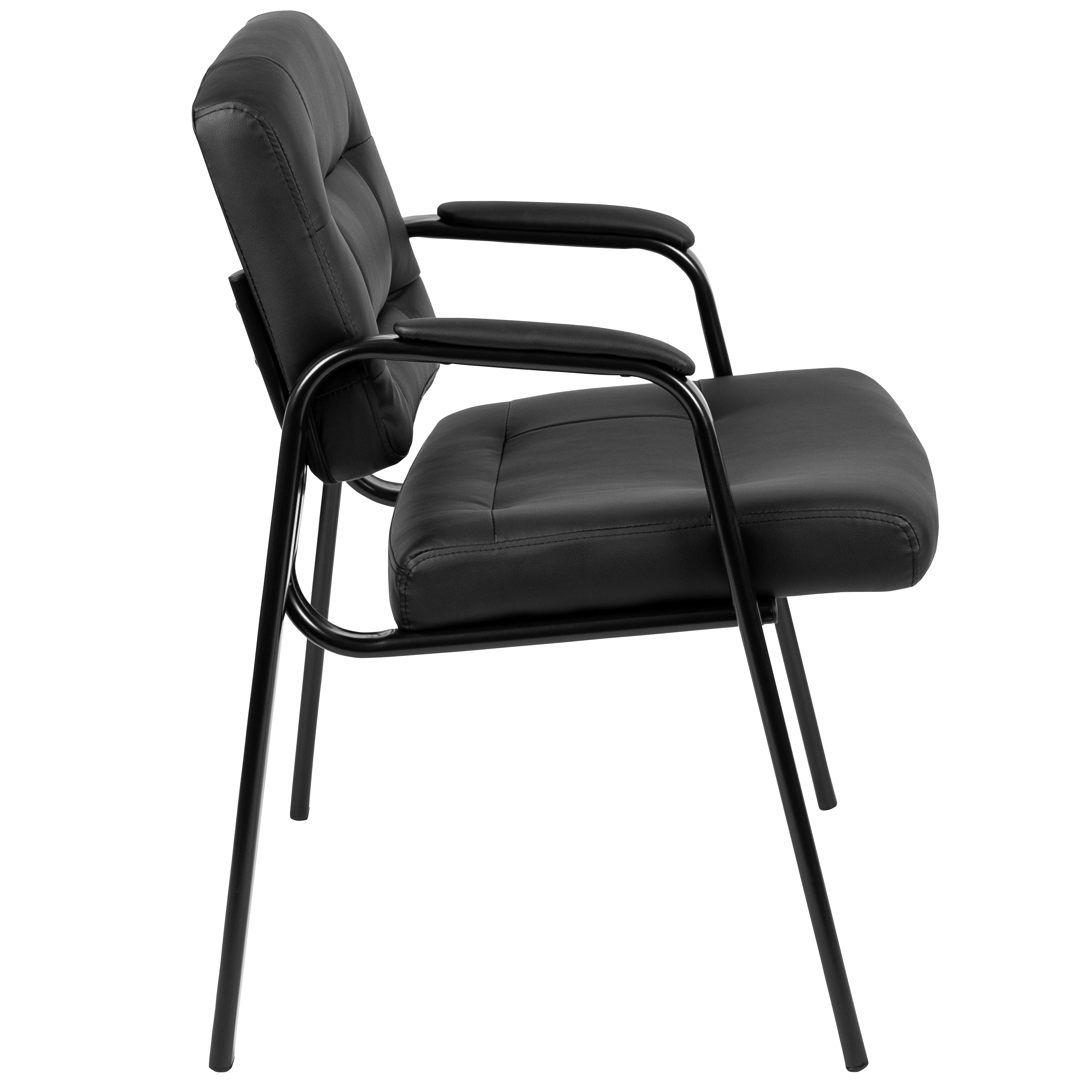 Flash Fundamentals Executive Reception Chair with Metal Frame