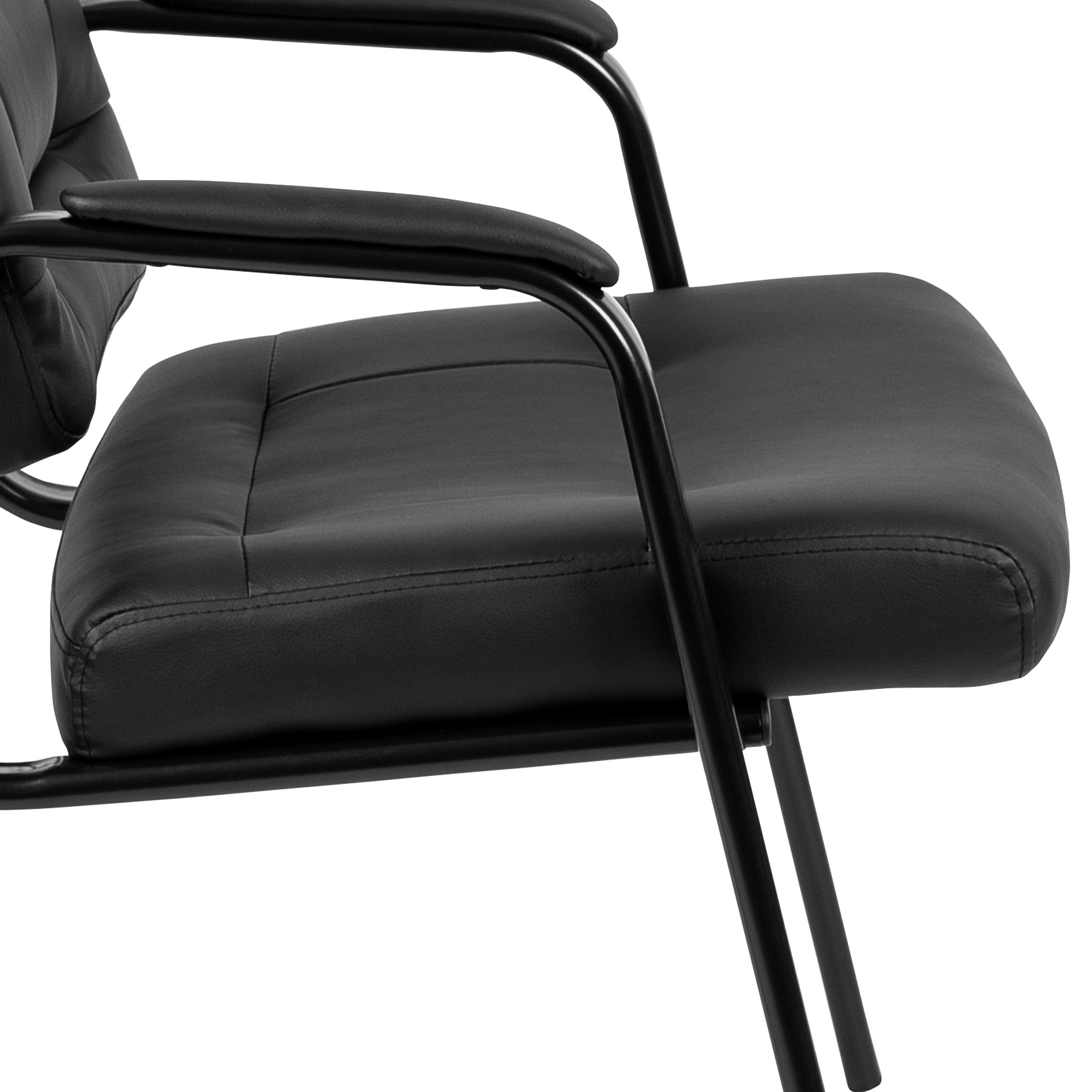 Flash Fundamentals Executive Reception Chair with Metal Frame