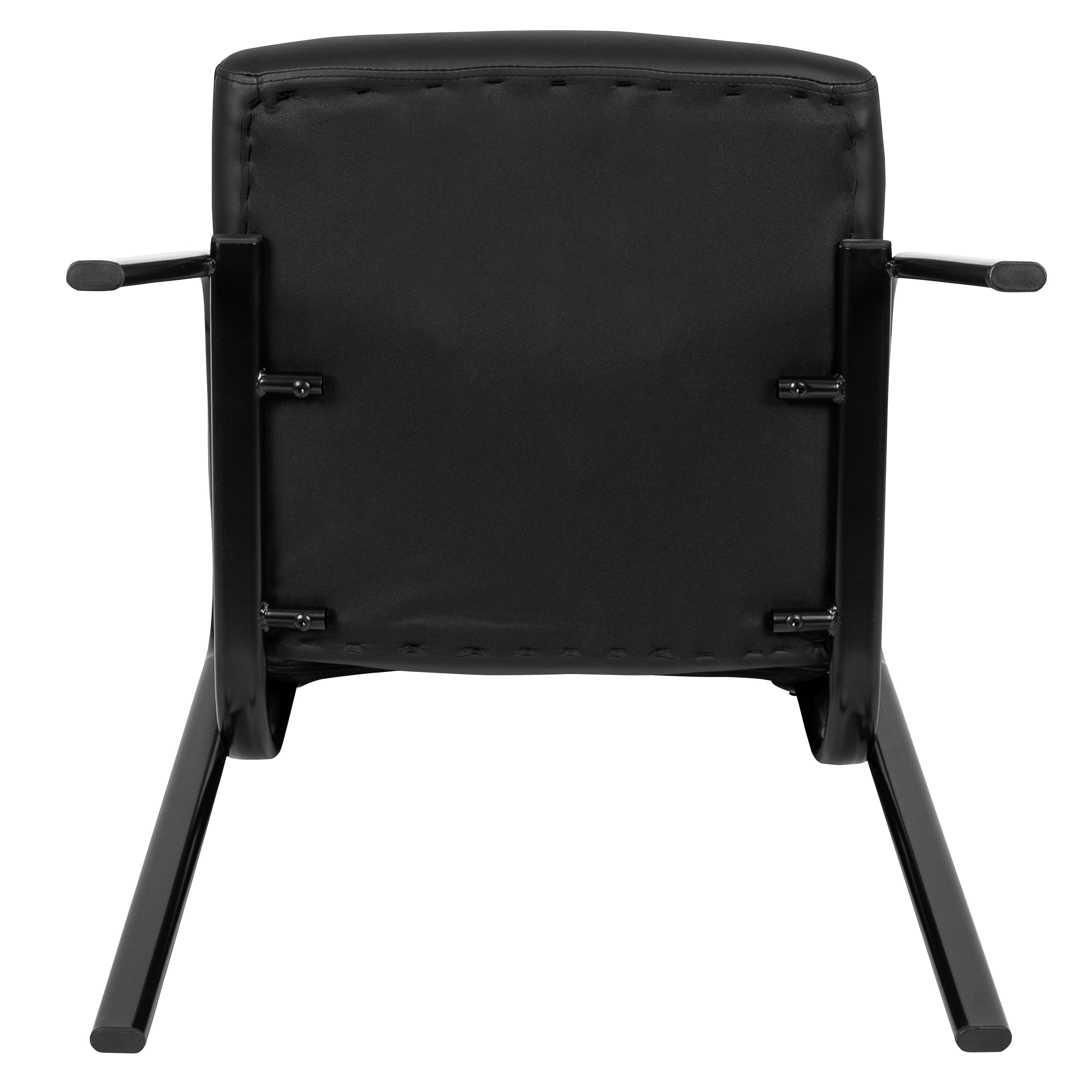 Flash Fundamentals Executive Reception Chair with Metal Frame