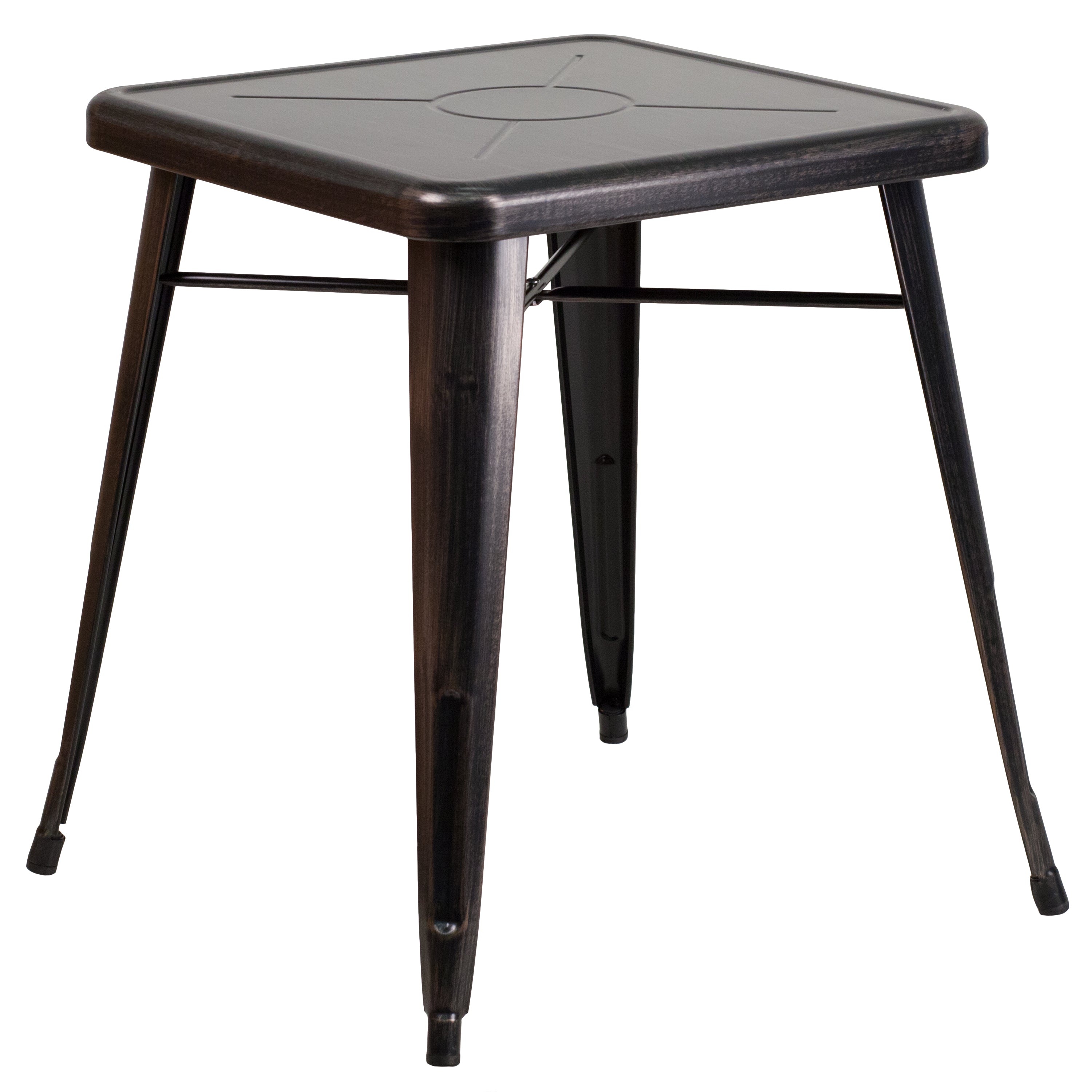 Commercial Grade 23.75" Square Metal Indoor-Outdoor Table-Indoor/Outdoor Tables-Flash Furniture-Wall2Wall Furnishings