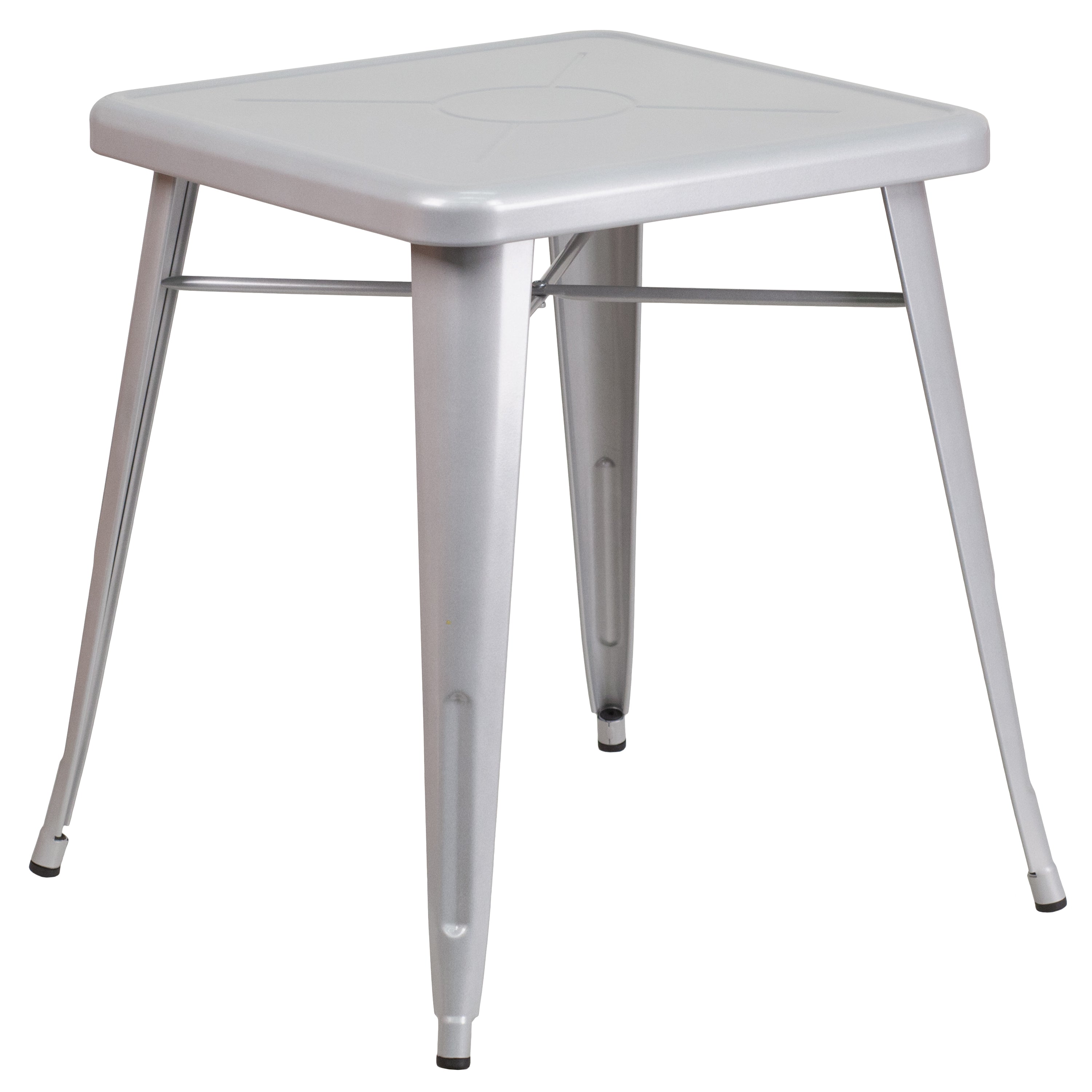 Commercial Grade 23.75" Square Metal Indoor-Outdoor Table-Indoor/Outdoor Tables-Flash Furniture-Wall2Wall Furnishings