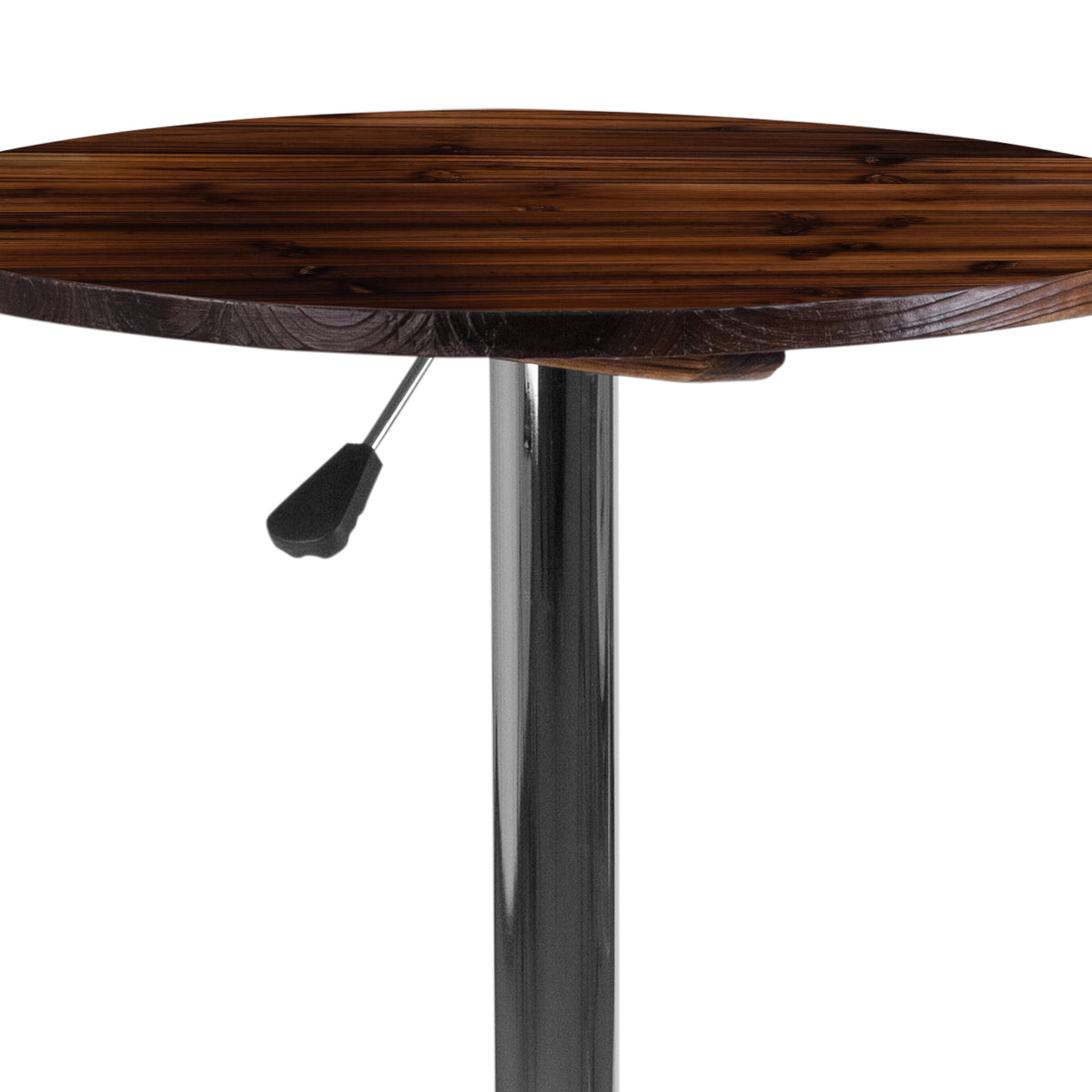 23.5'' Round Adjustable Height Wood Table (Adjustable Range 26.25'' - 35.5'')