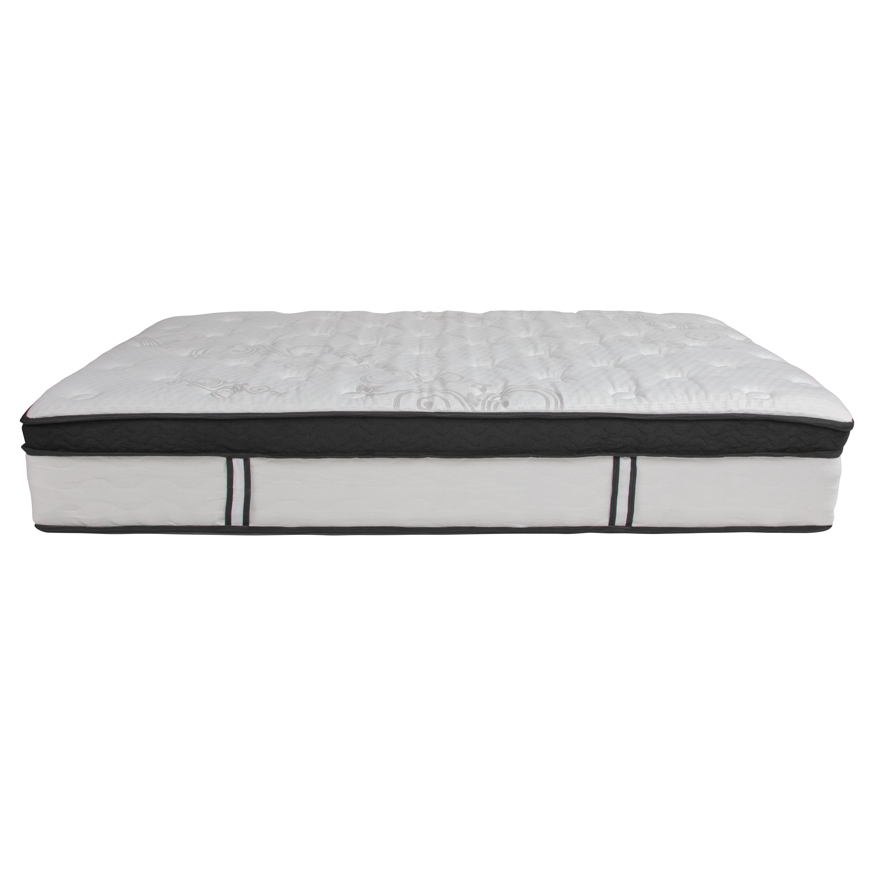 Capri Comfortable Sleep 12 Inch CertiPUR-US Certified Memory Foam & Pocket Spring Mattress, Mattress in a Box