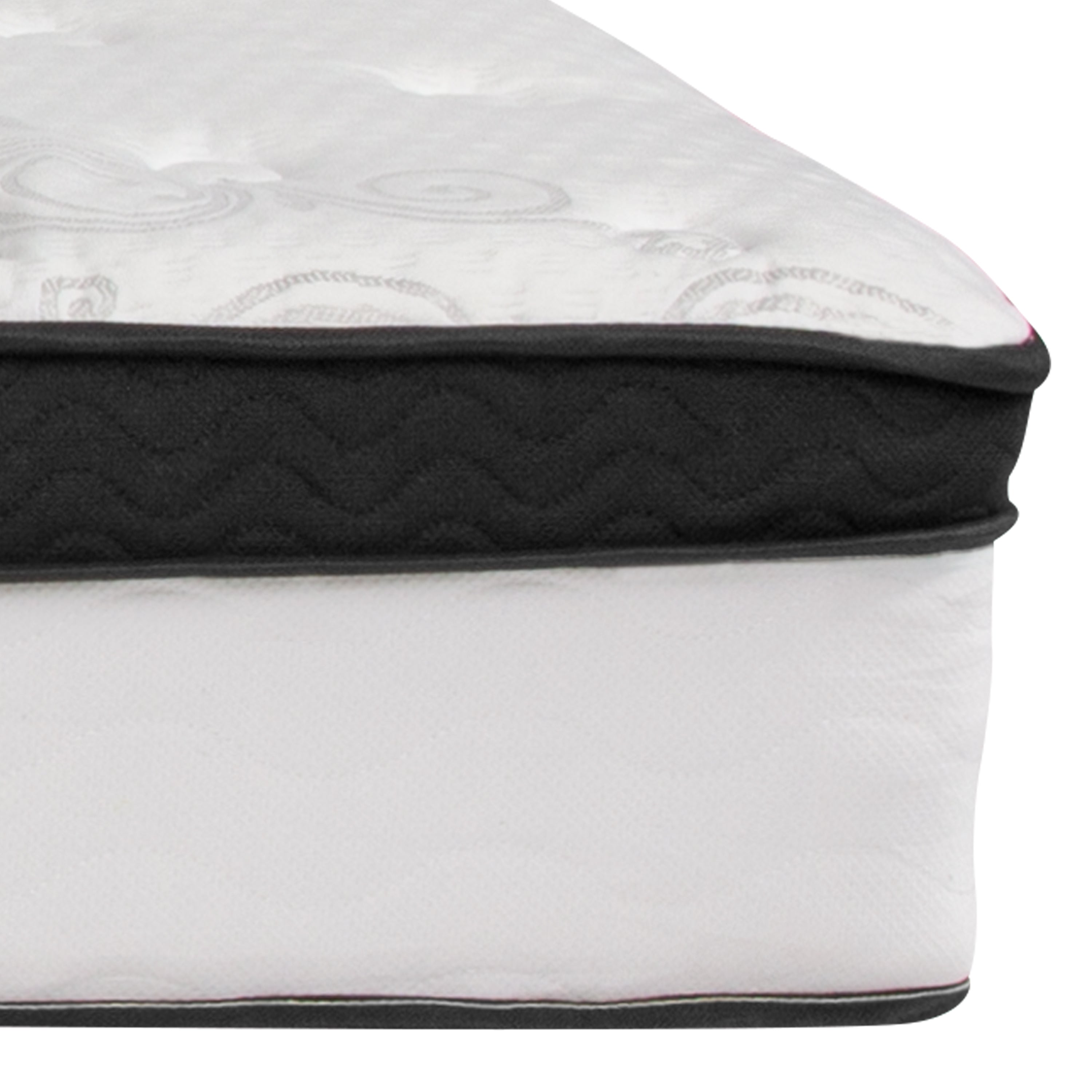 Capri Comfortable Sleep 12 Inch CertiPUR-US Certified Memory Foam & Pocket Spring Mattress, Mattress in a Box