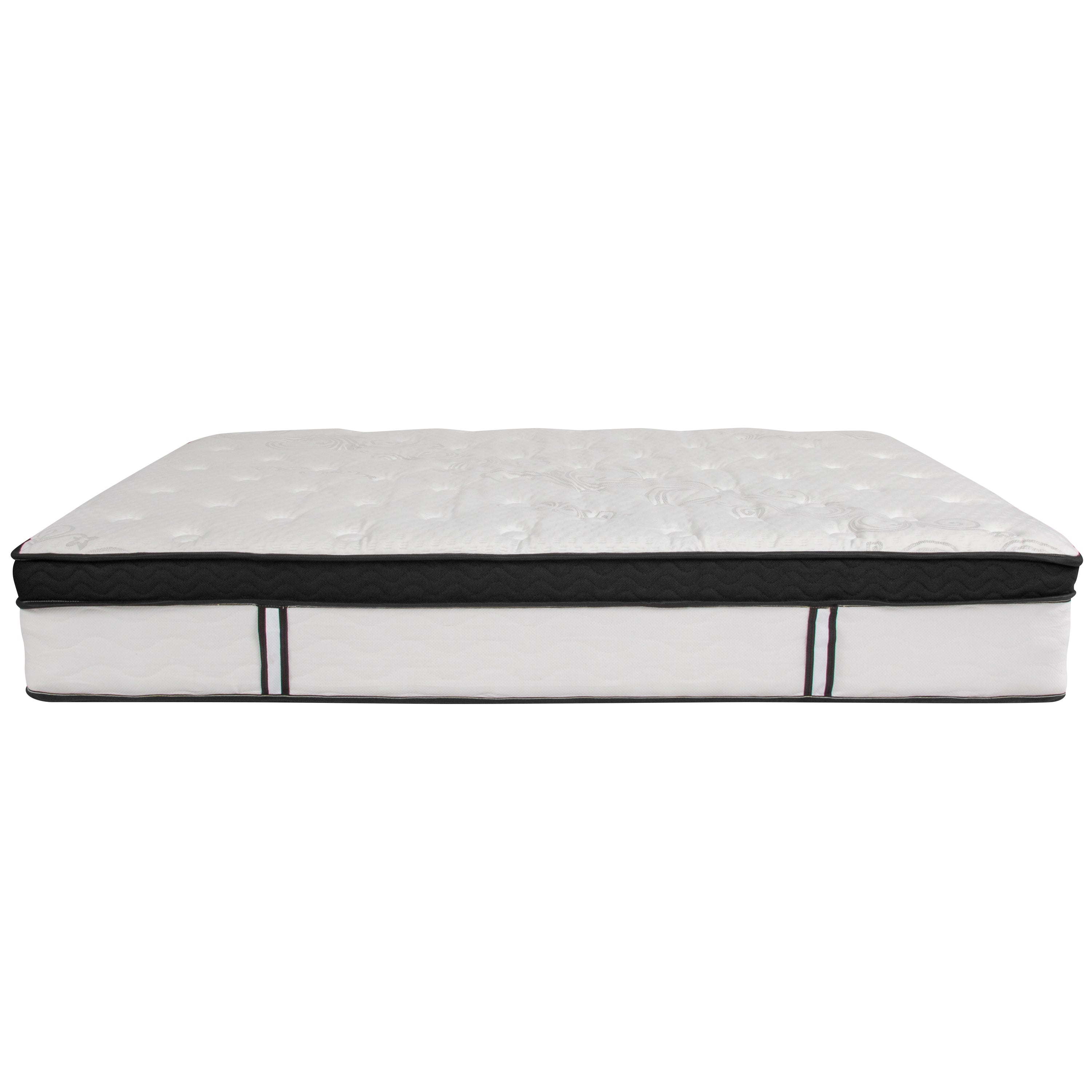 Capri Comfortable Sleep 12 Inch CertiPUR-US Certified Memory Foam & Pocket Spring Mattress, Mattress in a Box