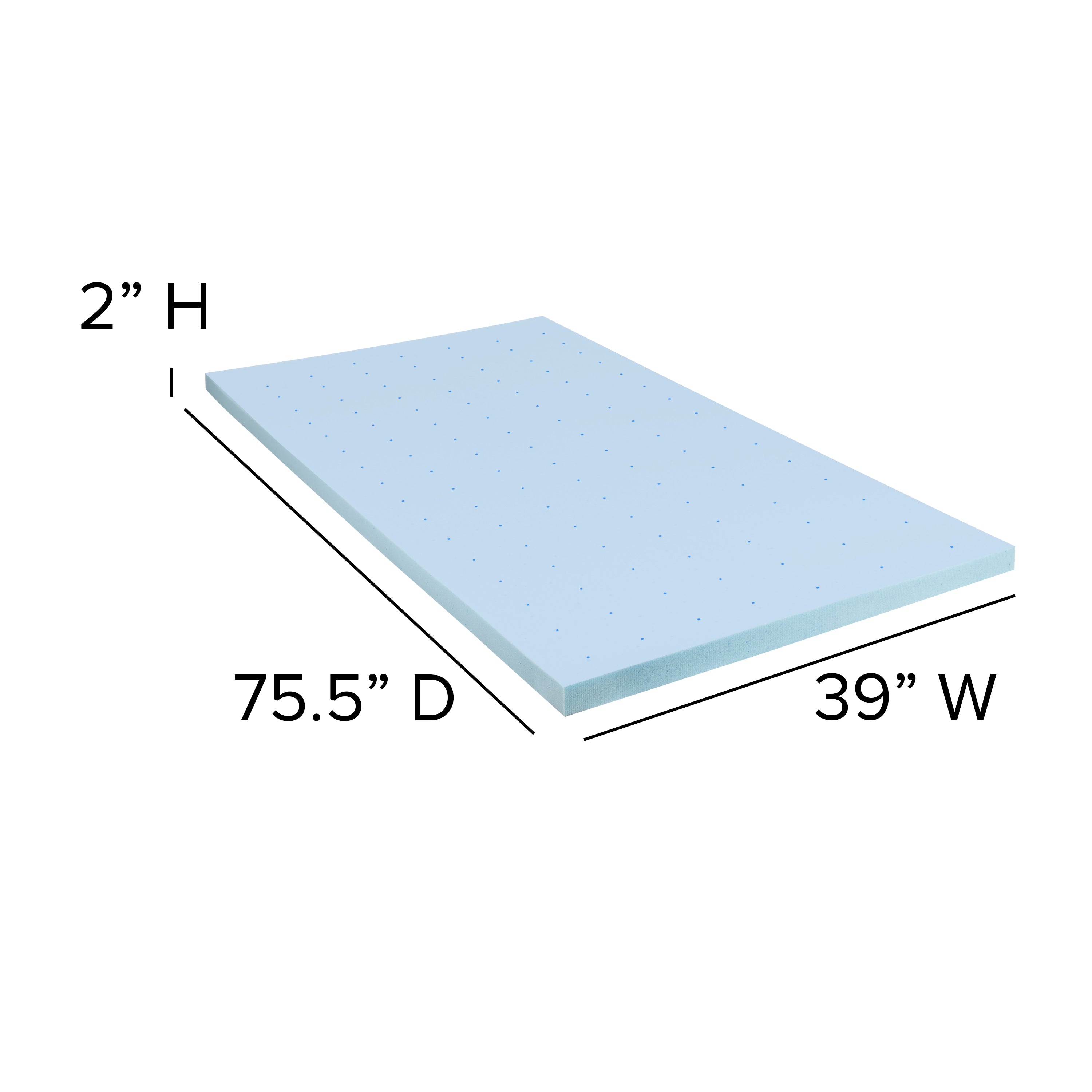 Capri Comfortable Sleep 12 Inch CertiPUR-US Certified Foam and Pocket Spring Mattress with Gel Memory Foam Topper Bundle Set