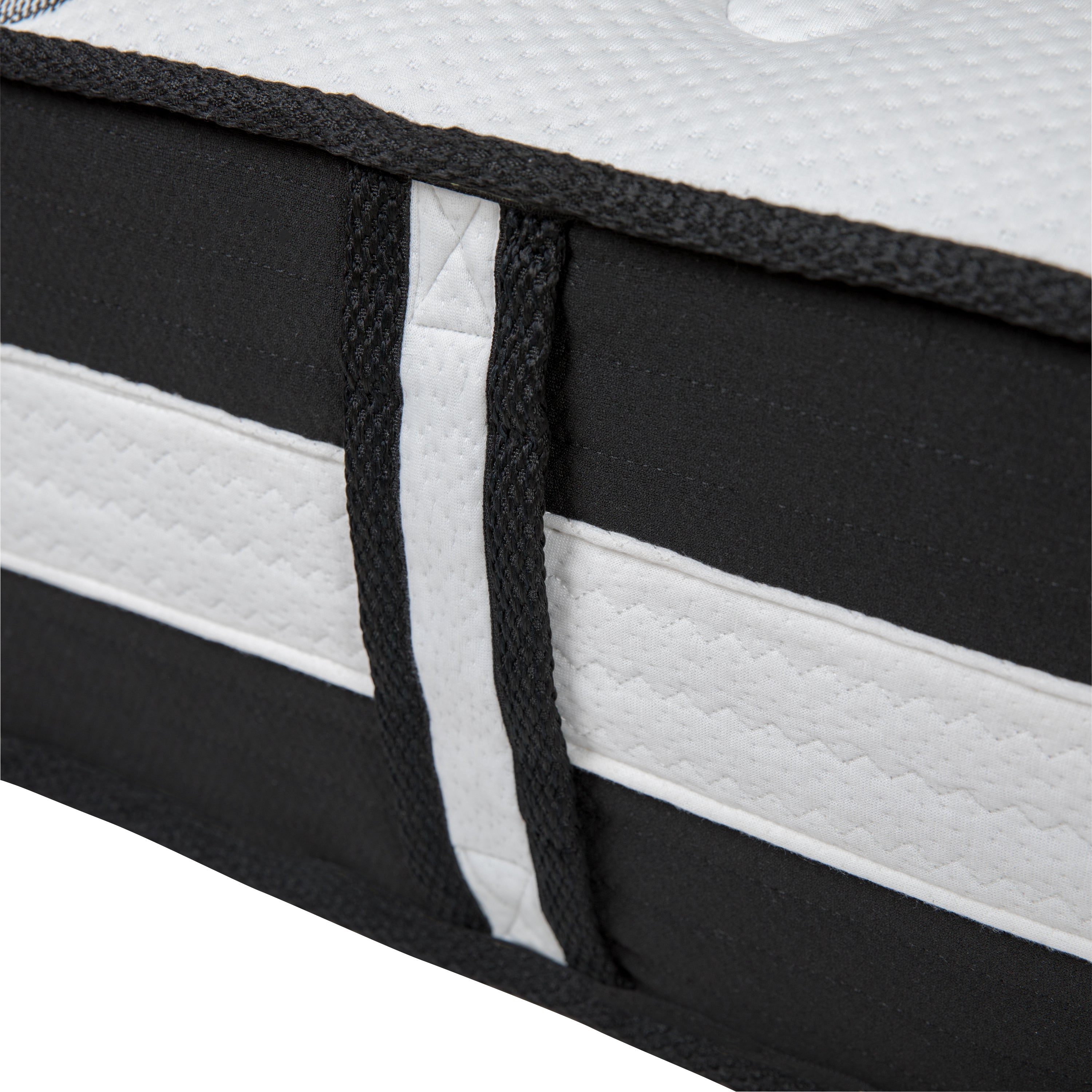 Capri Comfortable Sleep 12 Inch CertiPUR-US Certified Foam and Pocket Spring Mattress with Gel Memory Foam Topper Bundle Set