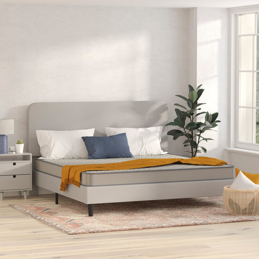 Capri Comfortable Sleep CertiPUR-US Certified Spring Mattress, Mattress in a Box