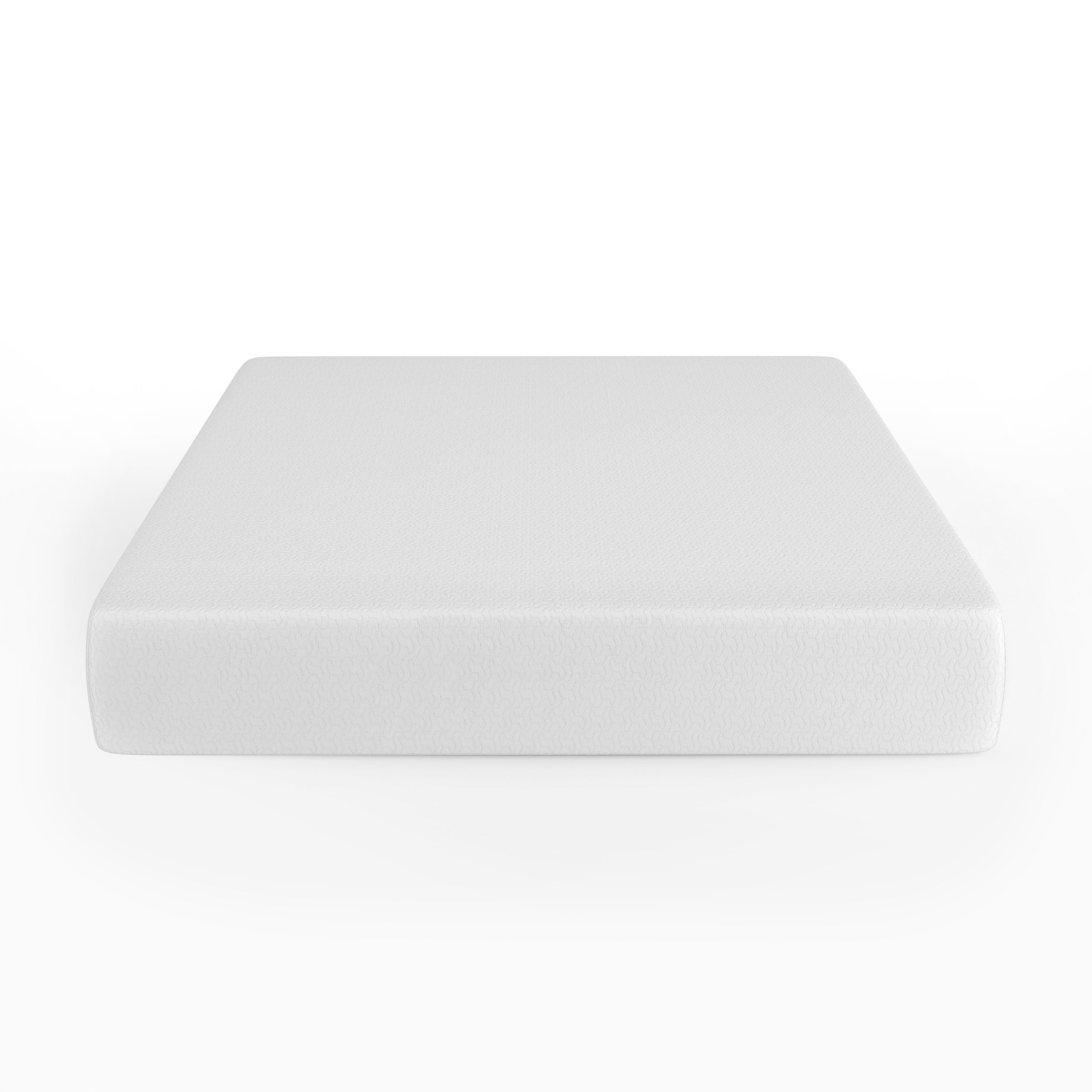 Cloud Green Tea Cooling Gel 4-Layer Memory Foam Mattress in a Box with CertiPUR-US Certification, Washable Cover, and Pressure Relief