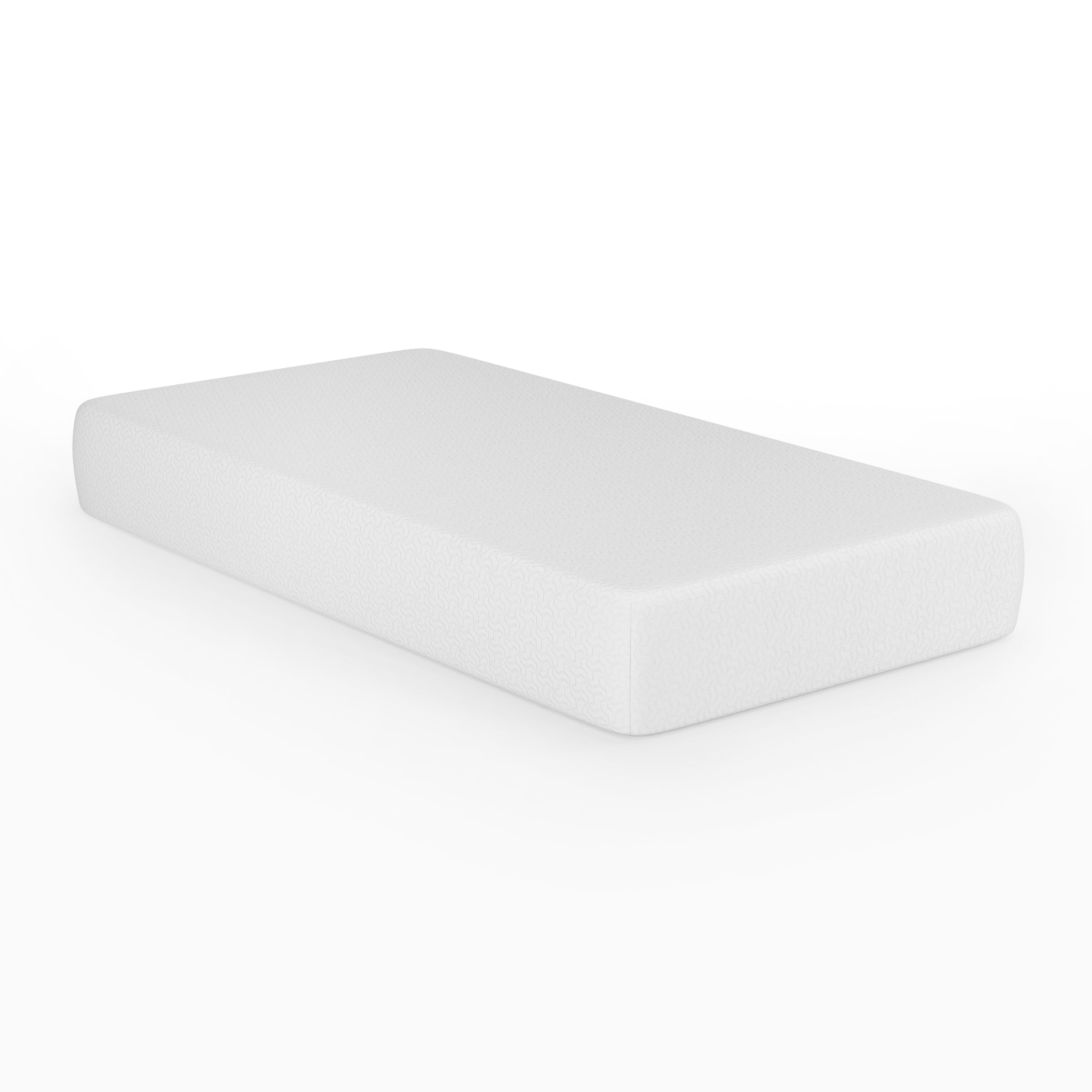 Cloud Green Tea Cooling Gel 4-Layer Memory Foam Mattress in a Box with CertiPUR-US Certification, Washable Cover, and Pressure Relief