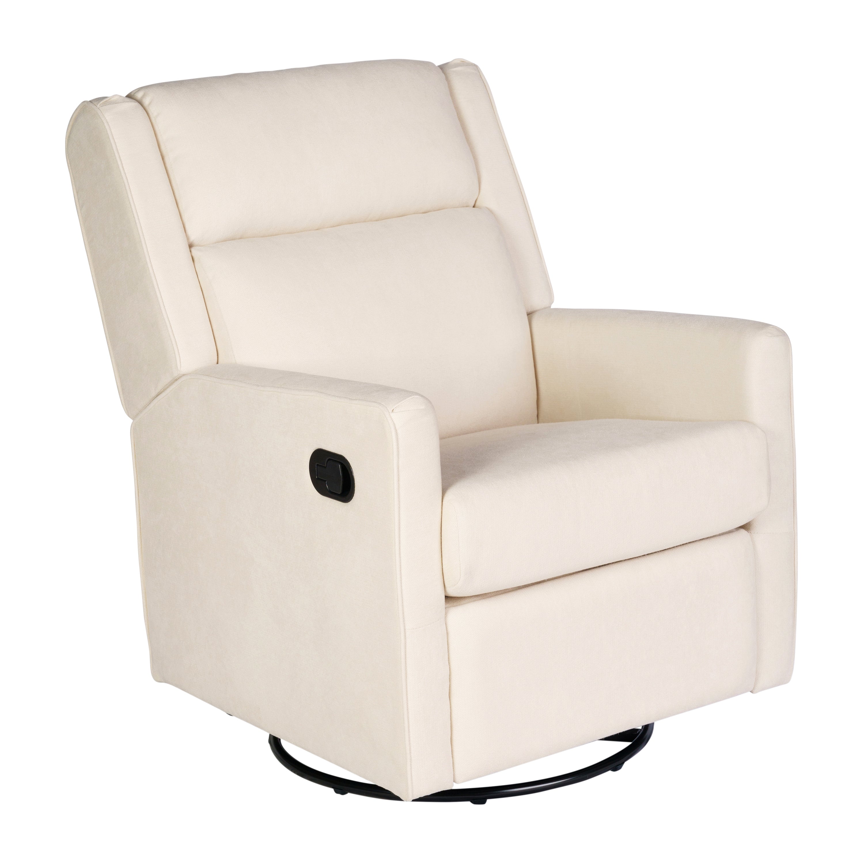 Cash Swivel Glider Rocker Recliner Chair, Manual 360 Degree Swivel Recliner Perfect for Living Room, Bedroom, or Nursery