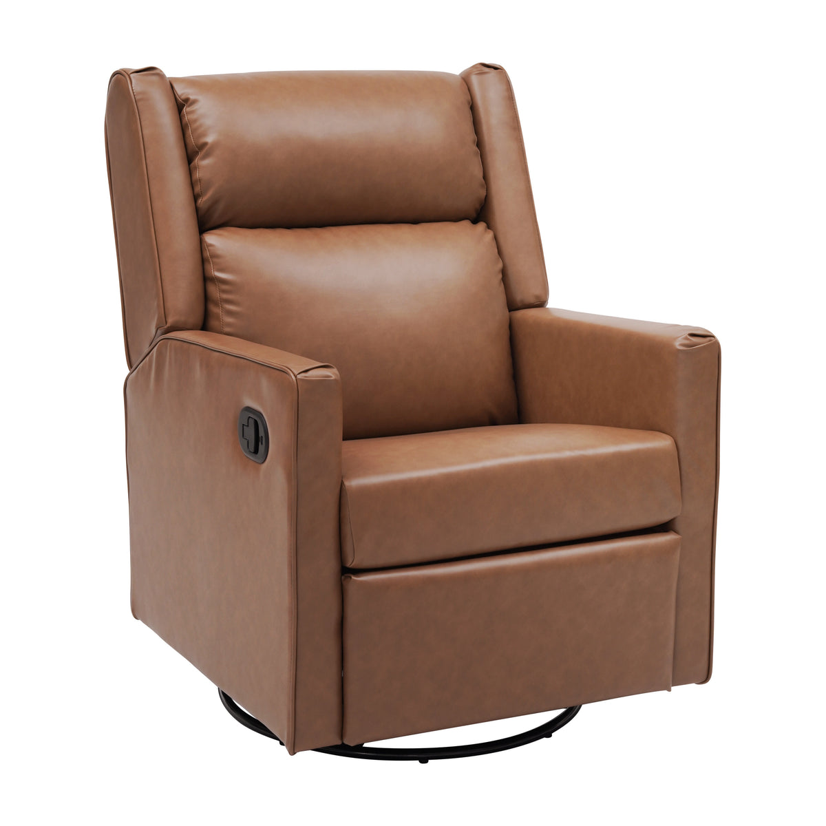Cash Swivel Glider Rocker Manual Recliner Chair, 270 Degree Swivel, USB/USB-C Charging Ports, Perfect for Living Room or Nursery