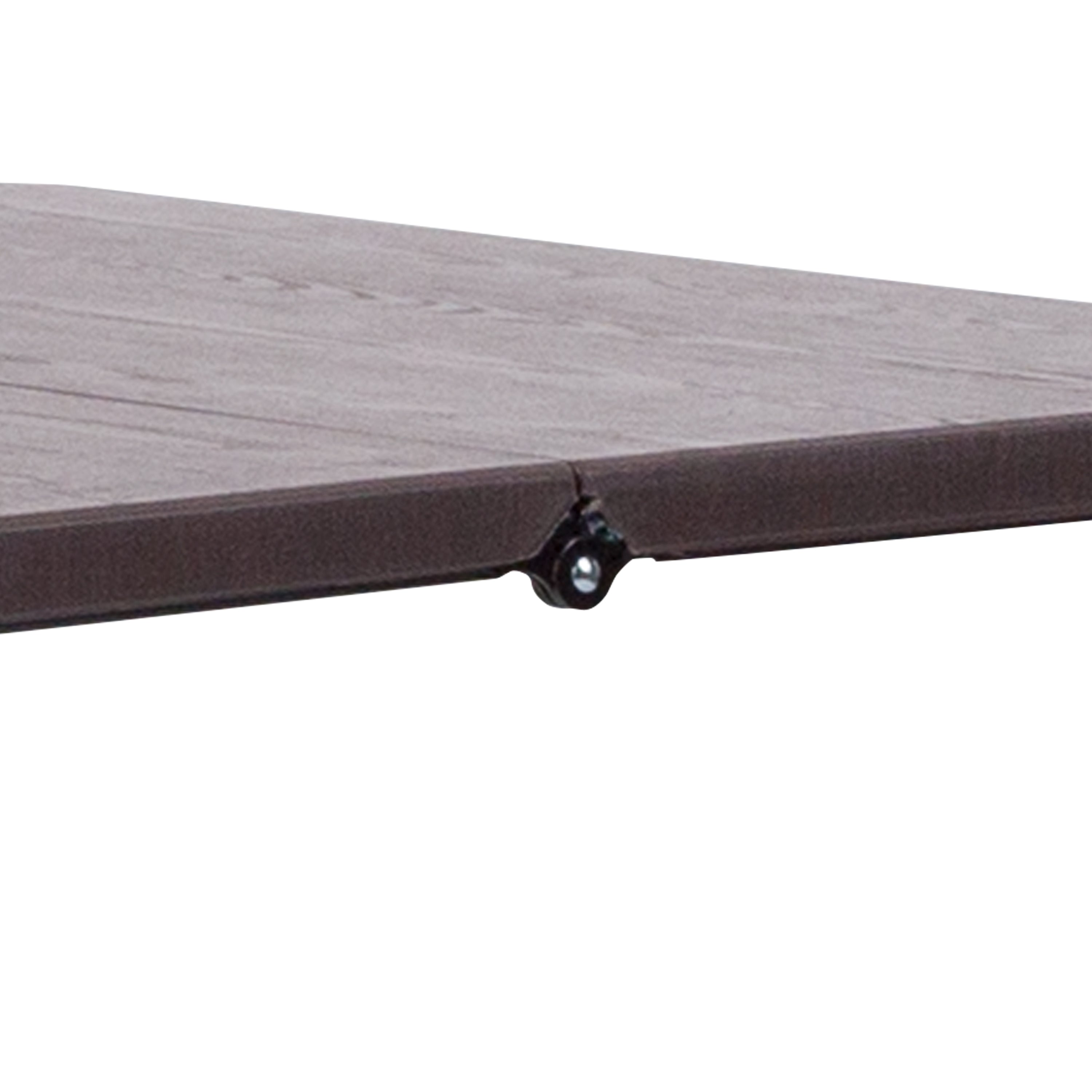 2.83-Foot Square Bi-Fold Plastic Folding Table with Carrying Handle-Square Plastic Folding Table-Flash Furniture-Wall2Wall Furnishings