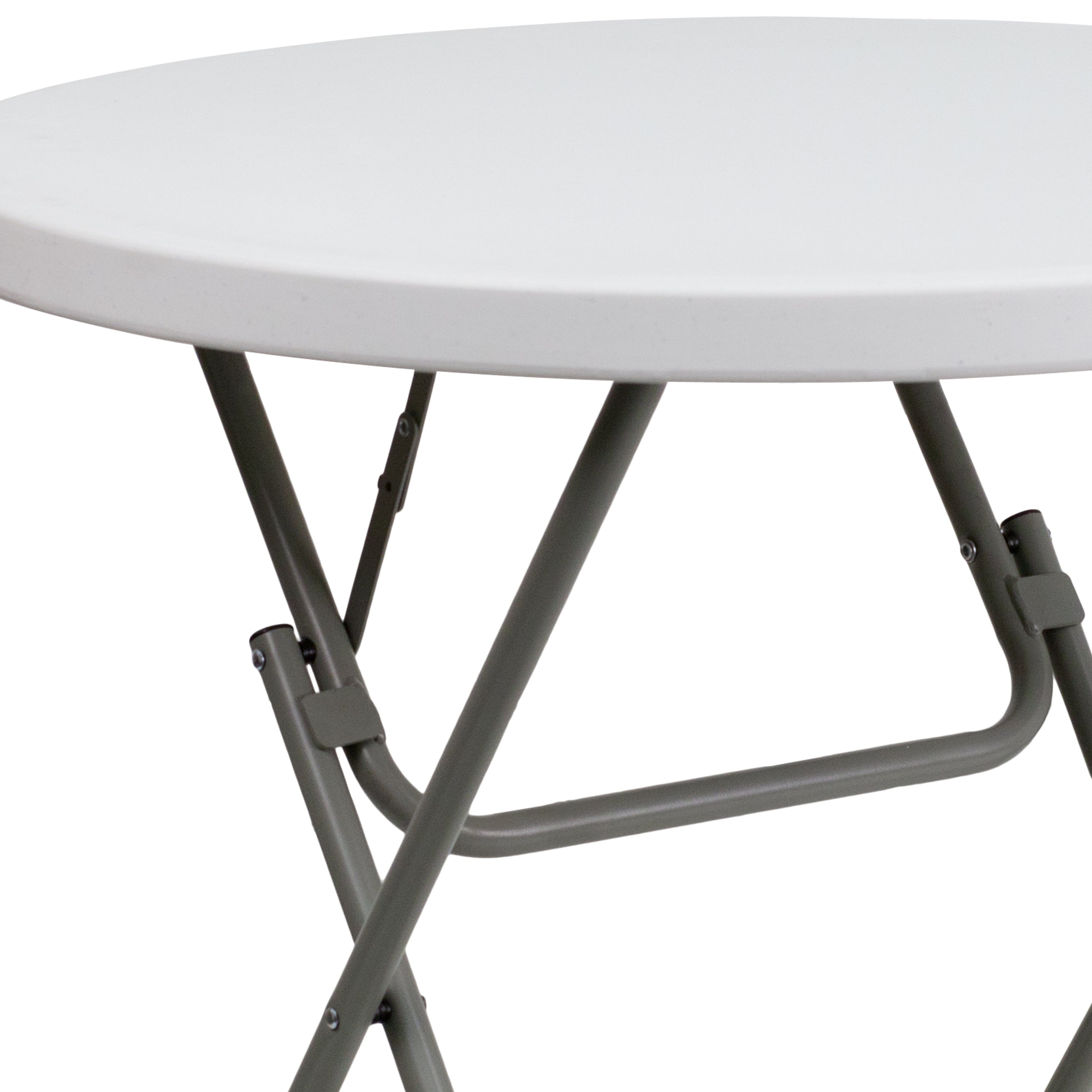 2.63-Foot Round Plastic Folding Table-Round Plastic Folding Table-Flash Furniture-Wall2Wall Furnishings