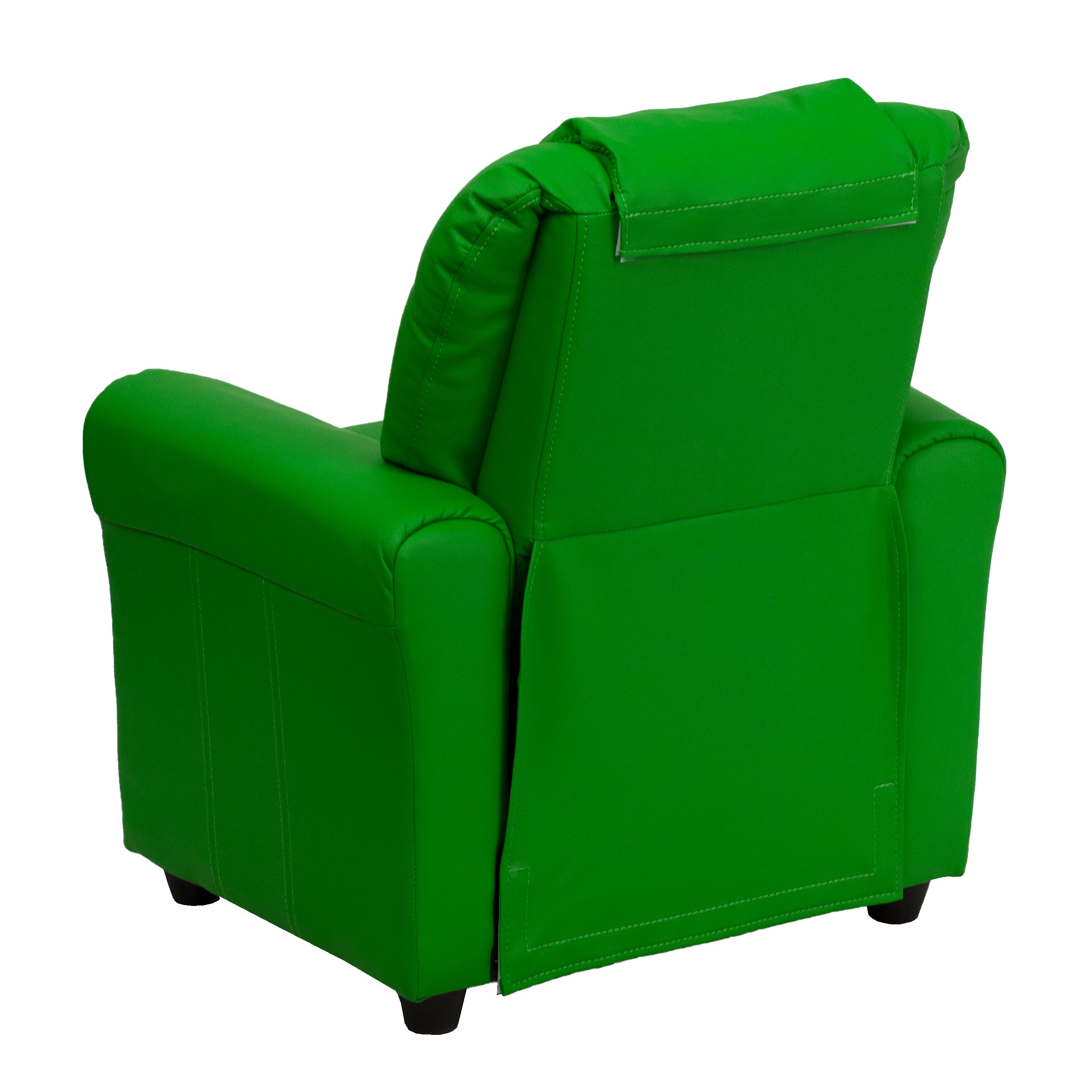 Contemporary Kids Recliner with Cup Holder and Headrest-Kids Recliner-Flash Furniture-Wall2Wall Furnishings