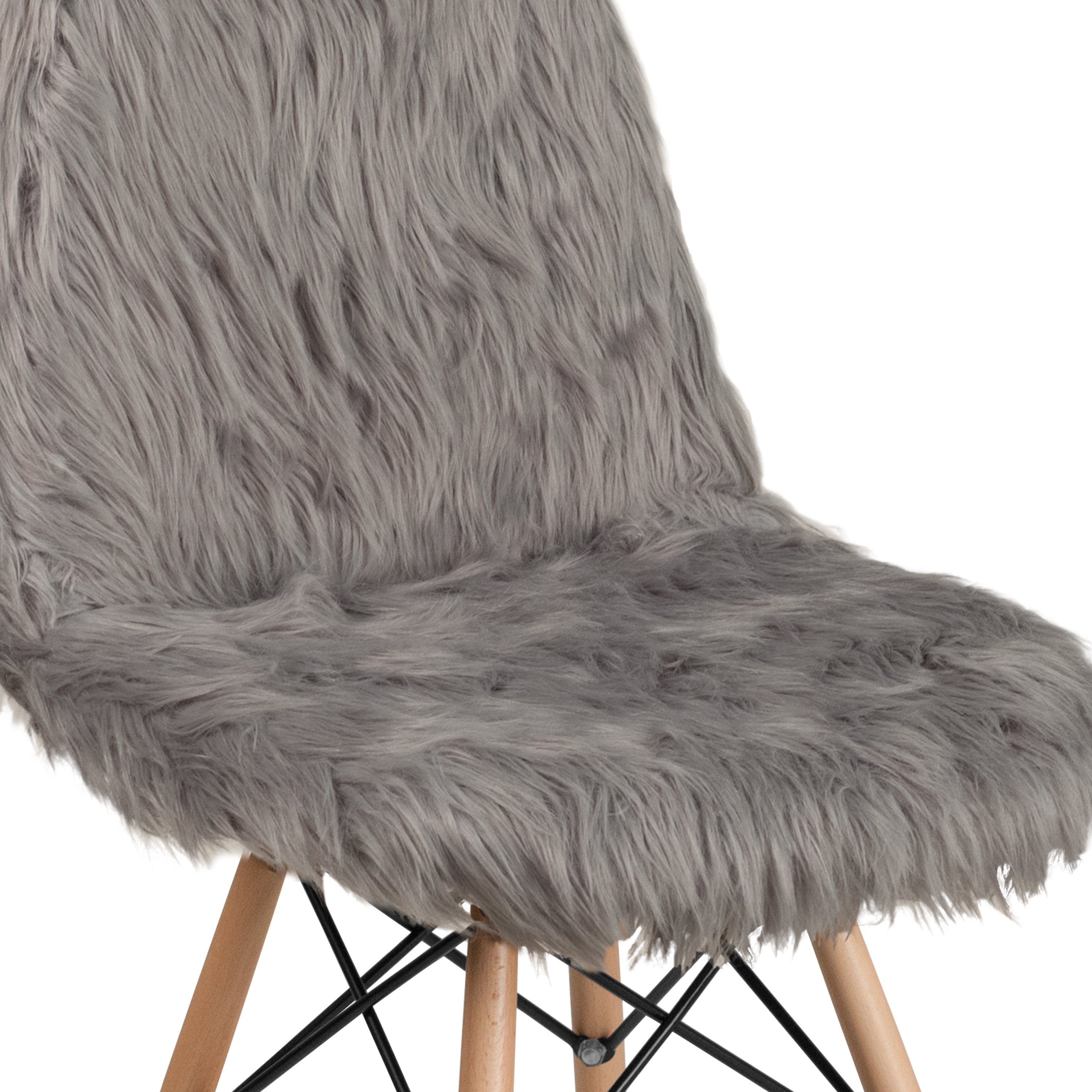 Shaggy Dog Accent Chair-Accent Chair-Flash Furniture-Wall2Wall Furnishings