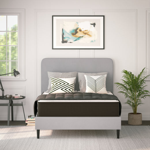 Dream 10 Inch Hybrid Mattress, High Density Foam and Pocket Spring Mattress in a Box, CertiPur-US Certified Foam