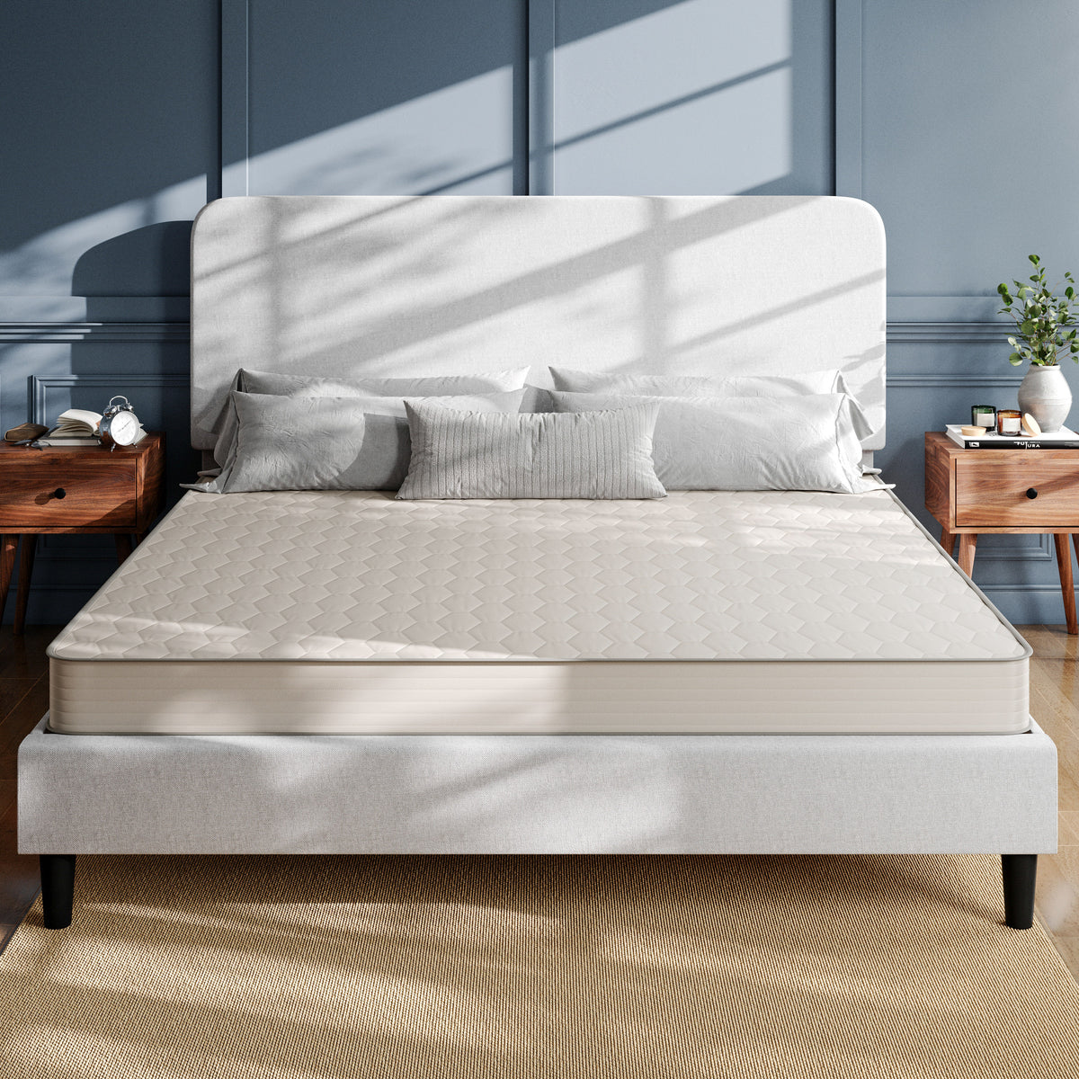 Dream 6 Inch Hybrid Mattress, High Density Foam and Innerspring Mattress in a Box, CertiPur-US Certified Foam