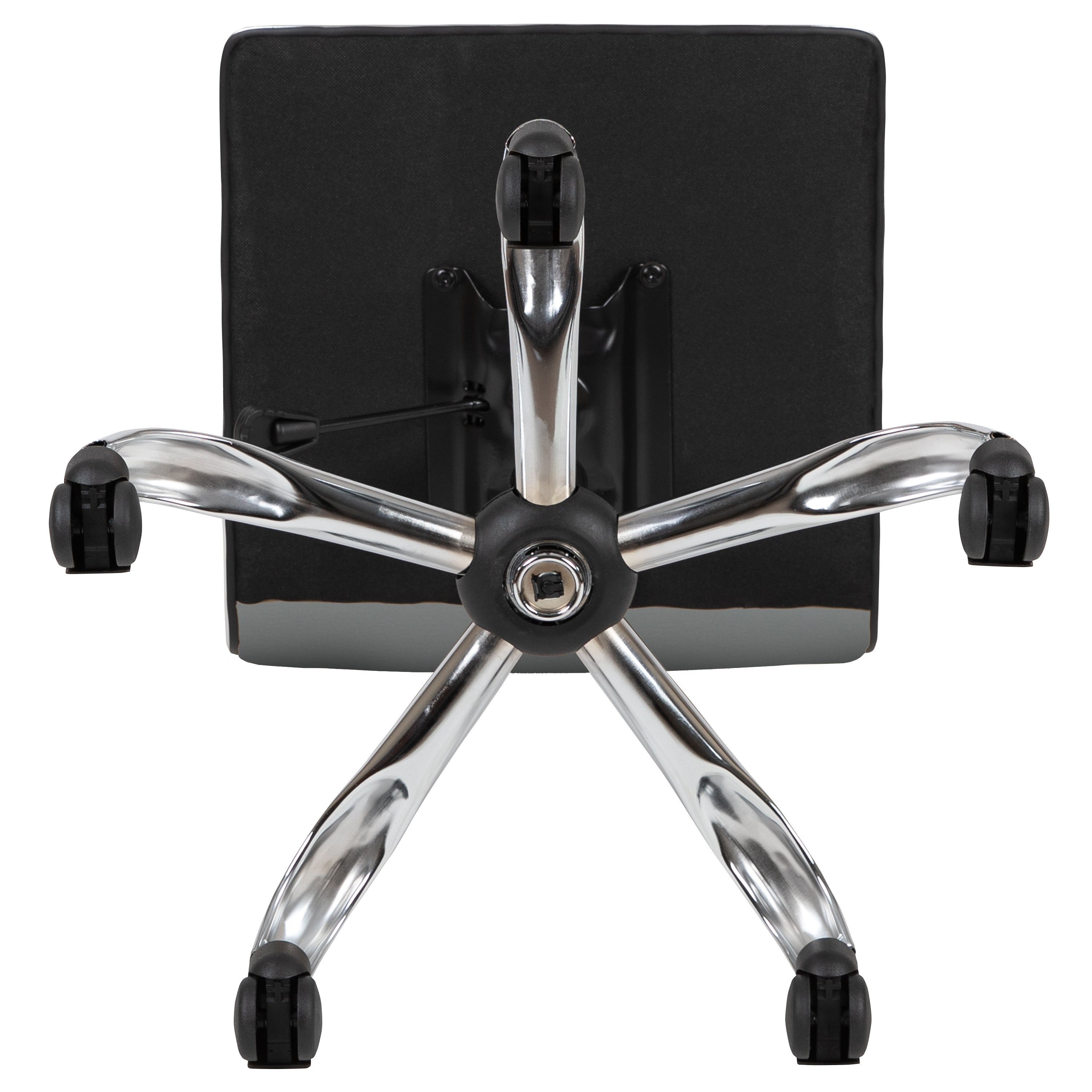 Low Back Designer Armless Ribbed Swivel Task Office Chair