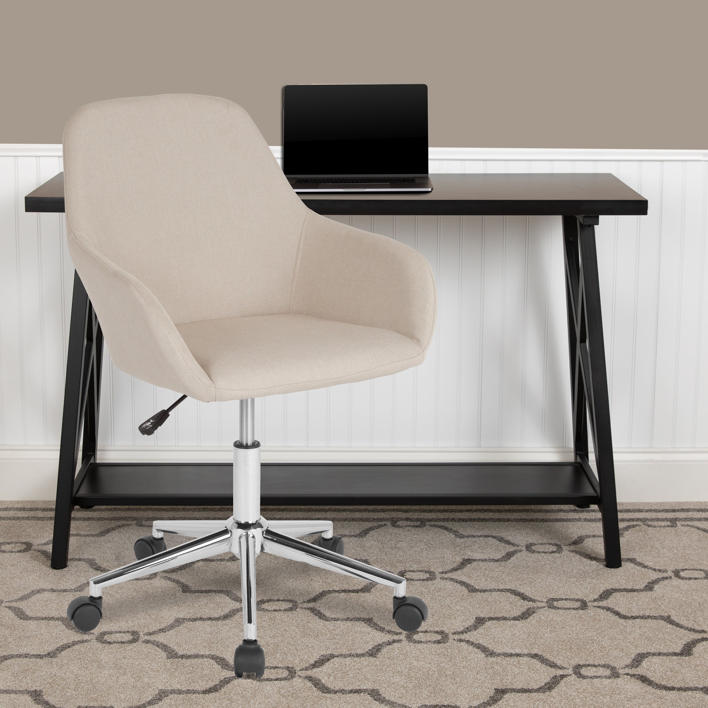 Cortana Home and Office Mid-Back Office Chair-Task Office Chair-Flash Furniture-Wall2Wall Furnishings