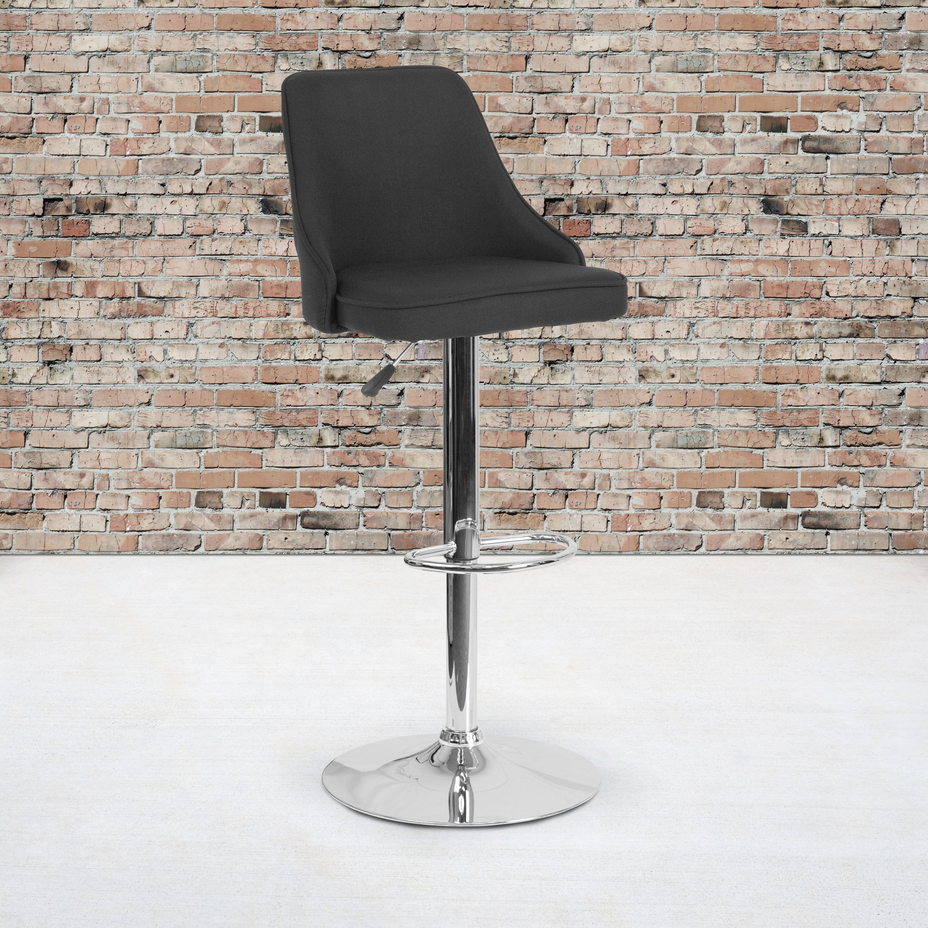 Trieste Contemporary Adjustable Height Barstool