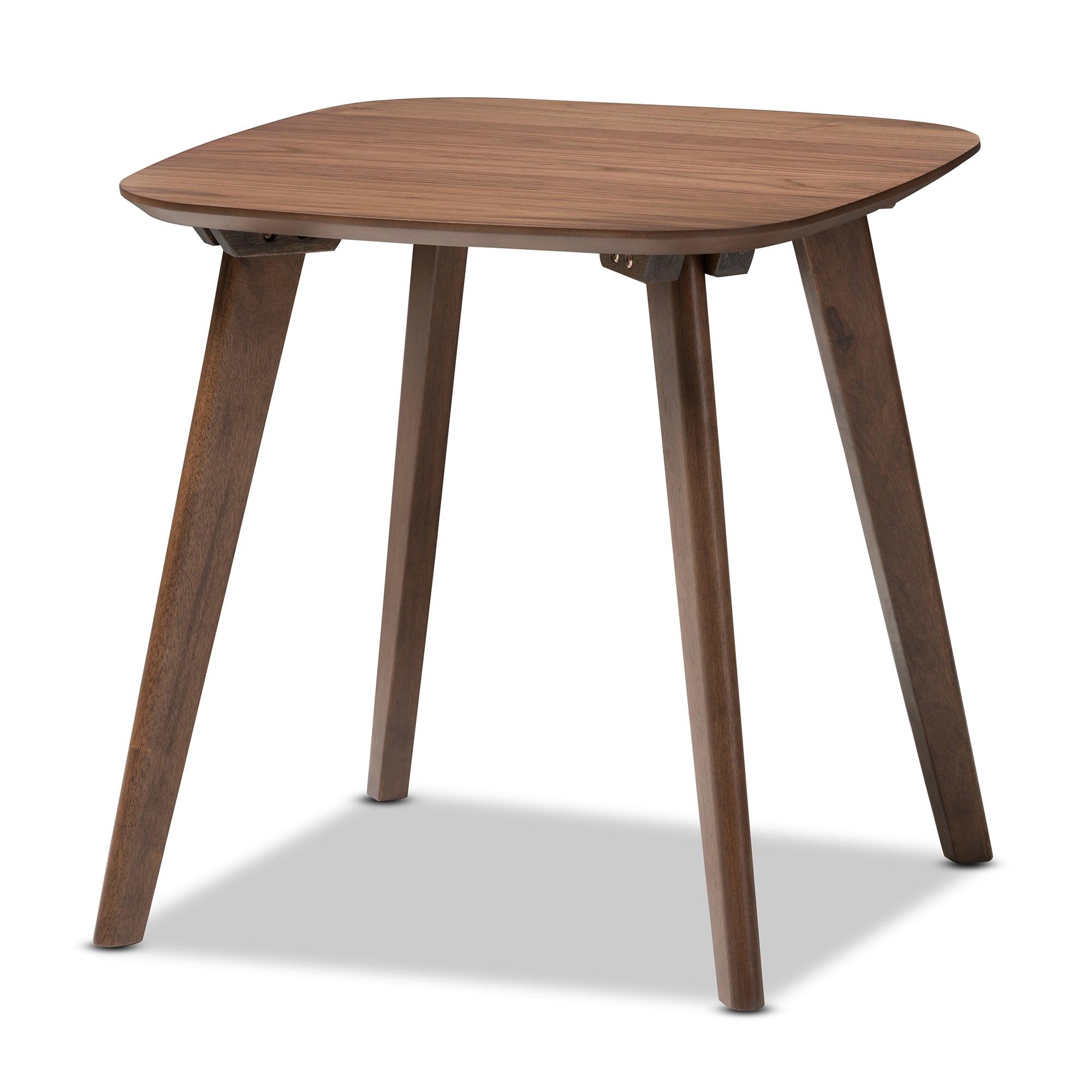 Dahlia Mid-Century Modern Wood End Table