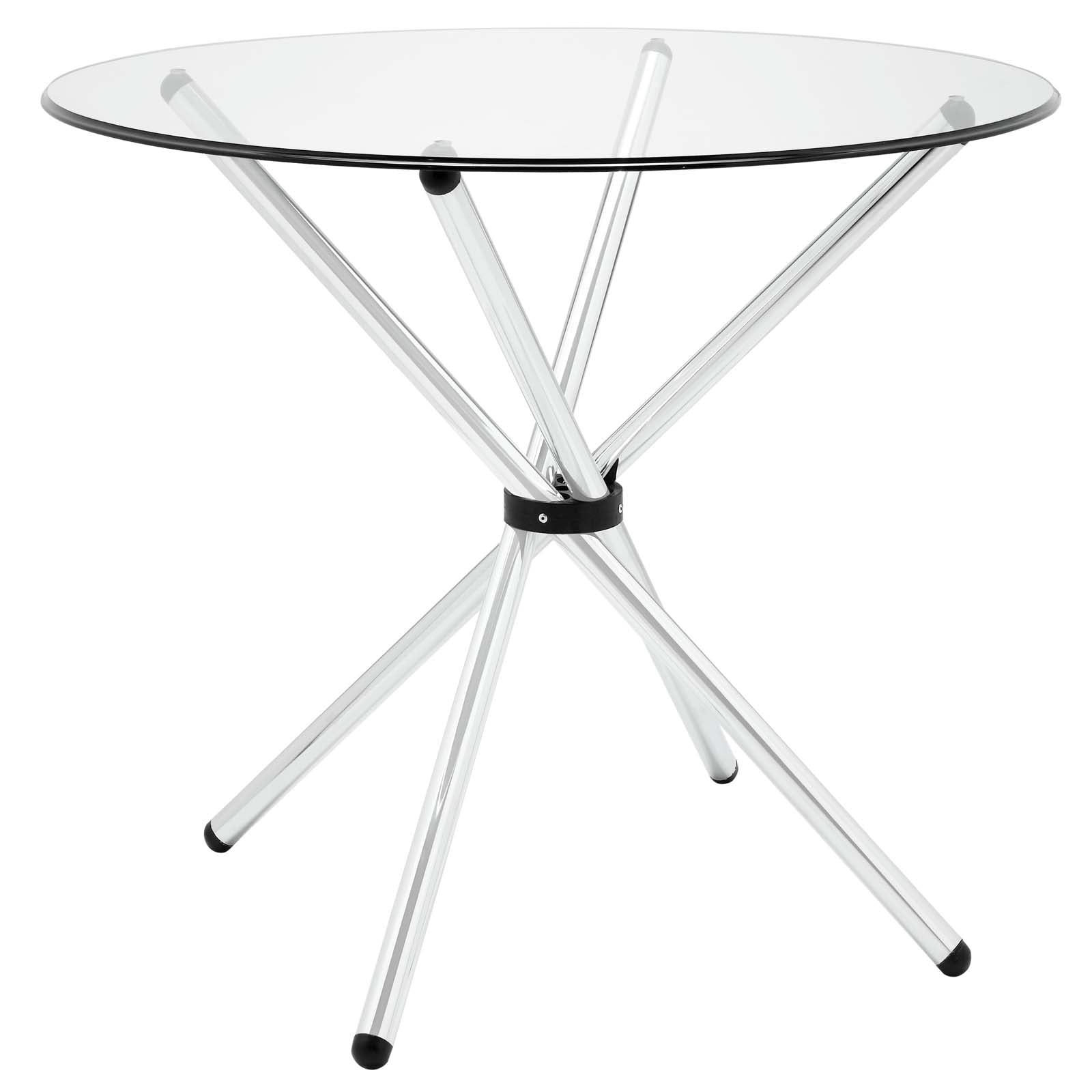 Baton Round Dining Table-Dining Table-Modway-Wall2Wall Furnishings