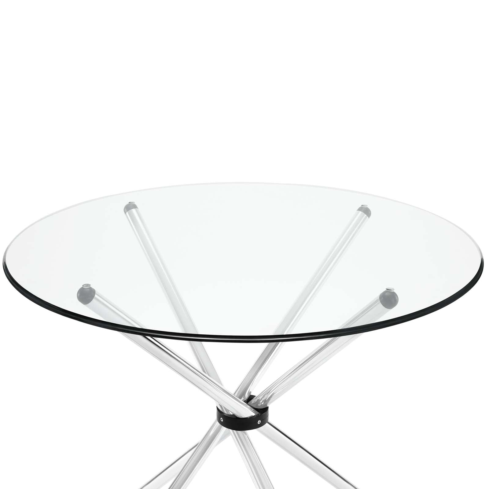 Baton Round Dining Table-Dining Table-Modway-Wall2Wall Furnishings