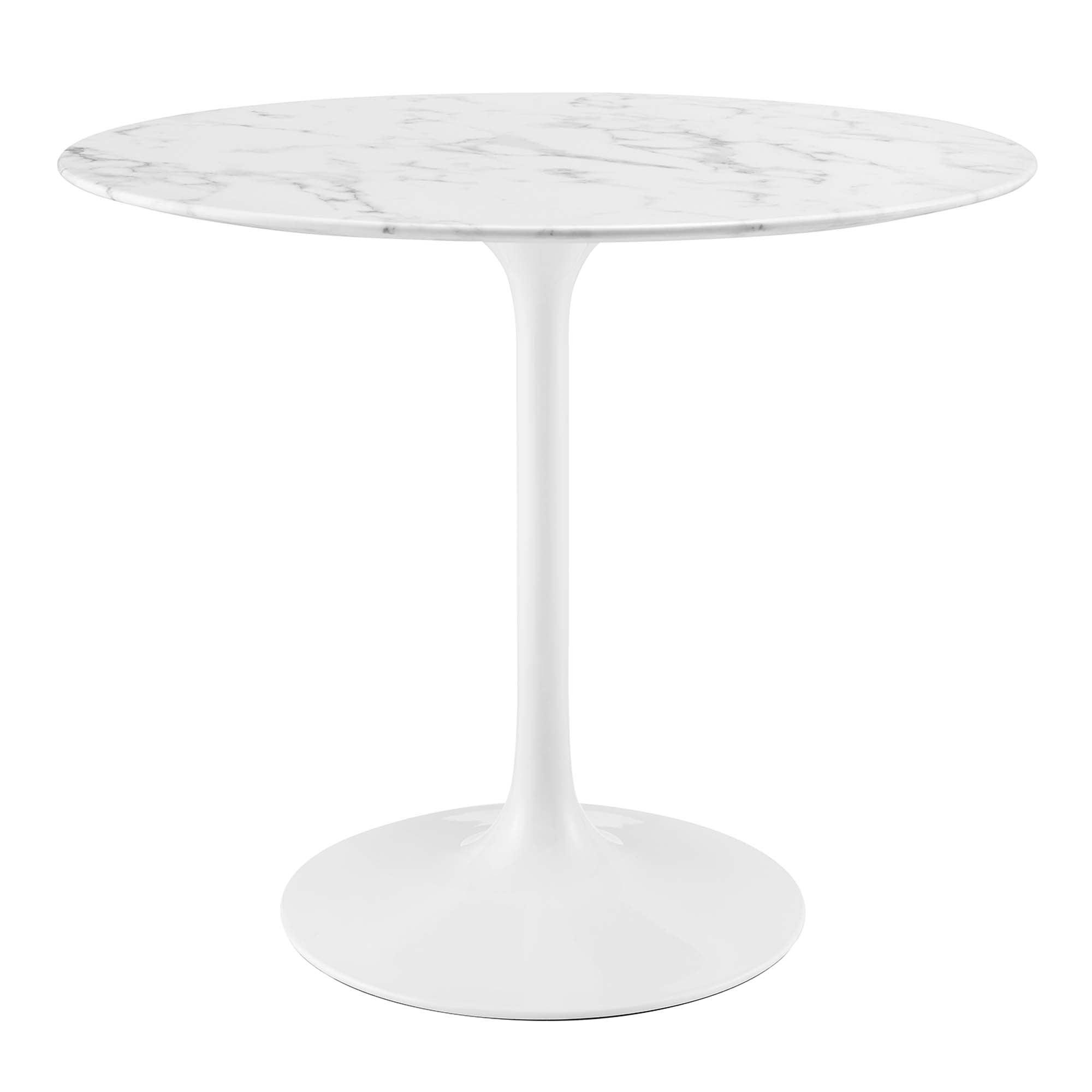 Lippa 36" Round Faux Marble Dining Table