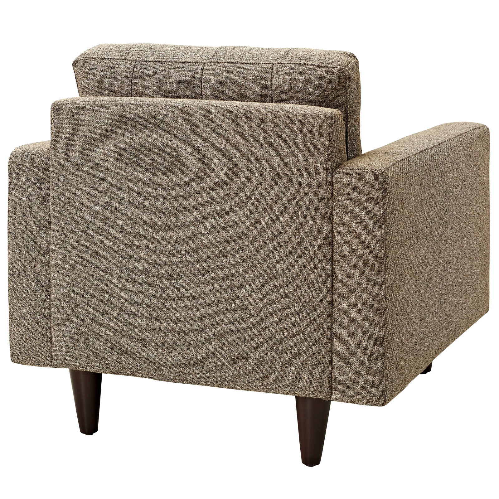 Empress Armchair Upholstered Fabric Set of 2-Sofa Set-Modway-Wall2Wall Furnishings