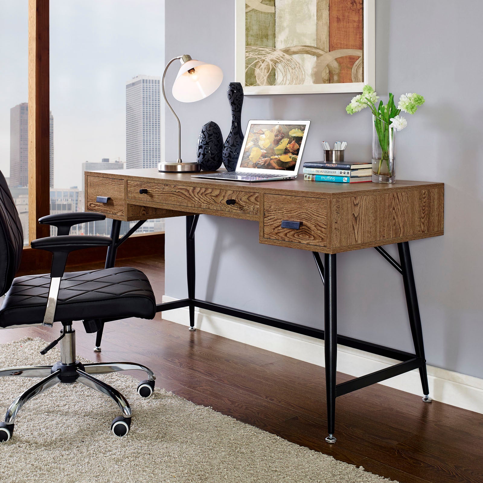 Surplus Office Desk-Desk-Modway-Wall2Wall Furnishings