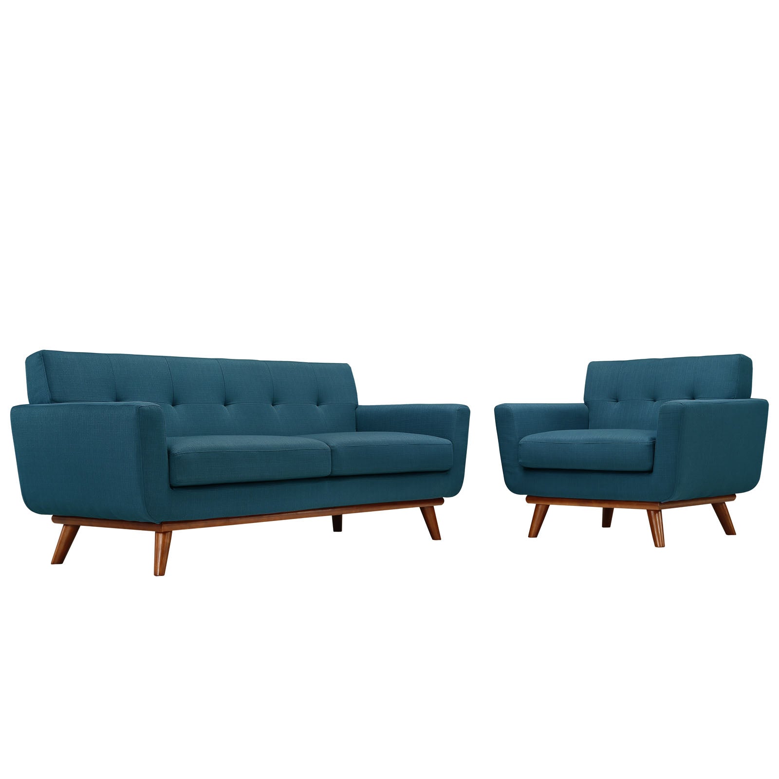 Engage Armchair and Loveseat Set of 2-Sofa Set-Modway-Wall2Wall Furnishings