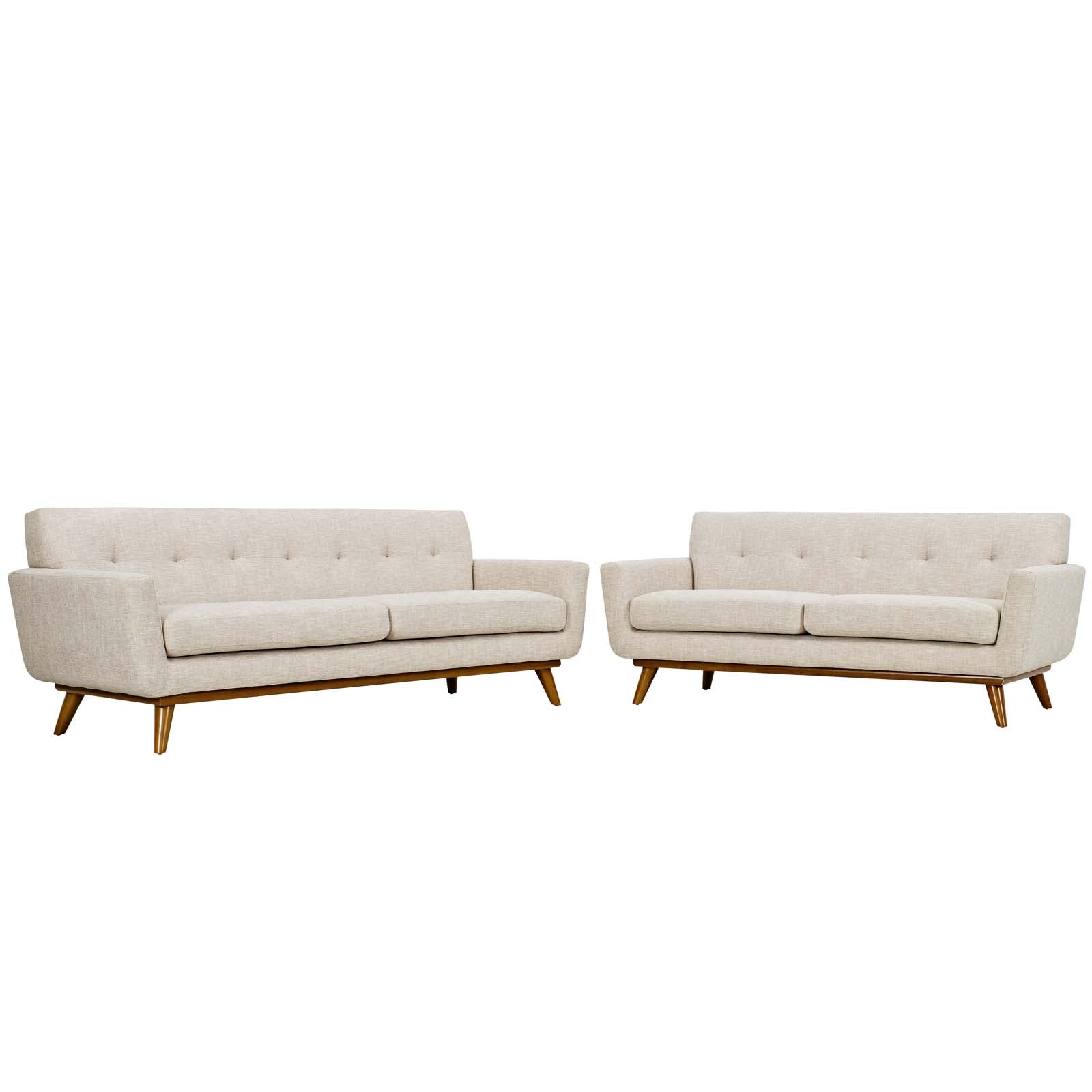 Engage Loveseat and Sofa Set of 2-Sofa Set-Modway-Wall2Wall Furnishings