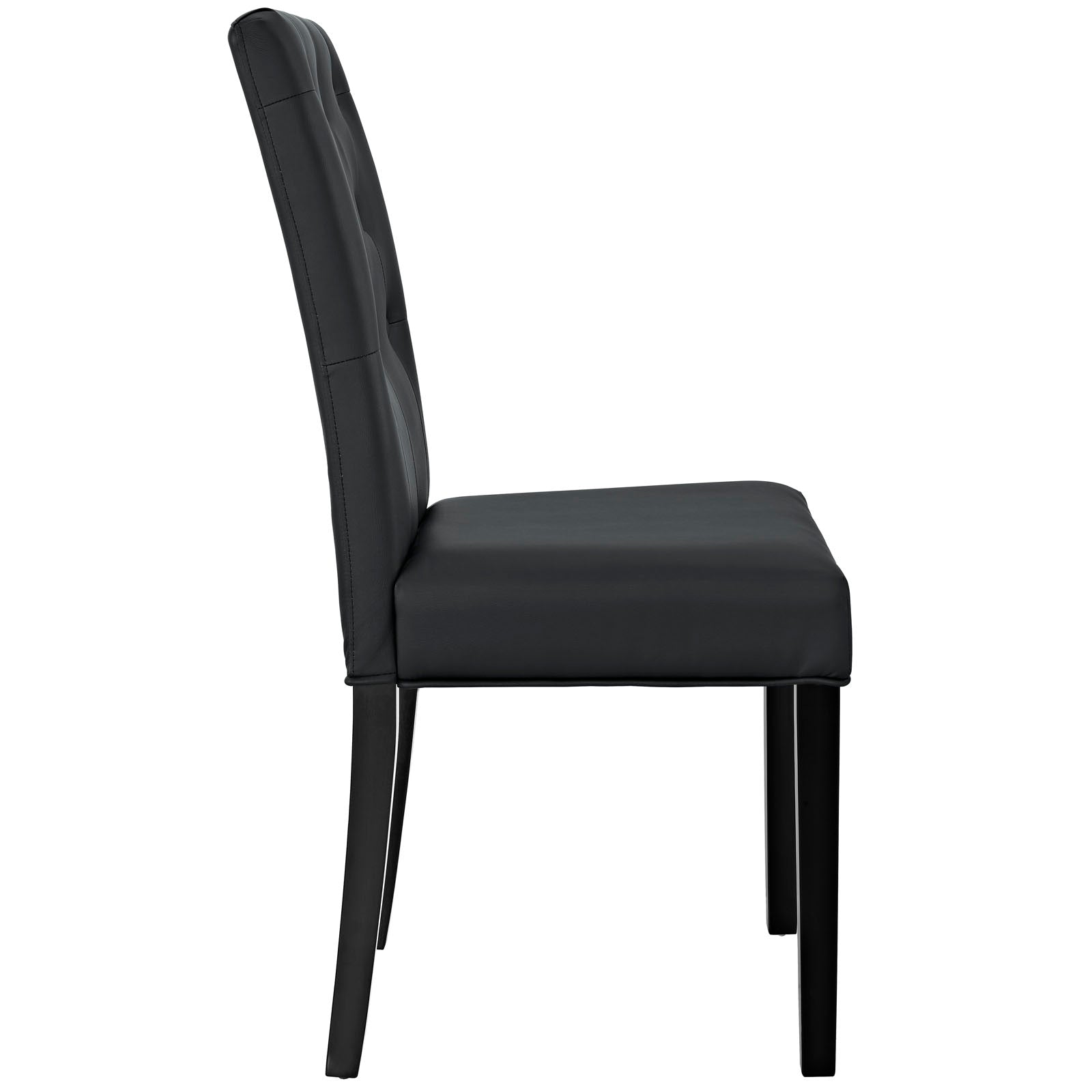 Confer Dining Vinyl Side Chair-Dining Chair-Modway-Wall2Wall Furnishings