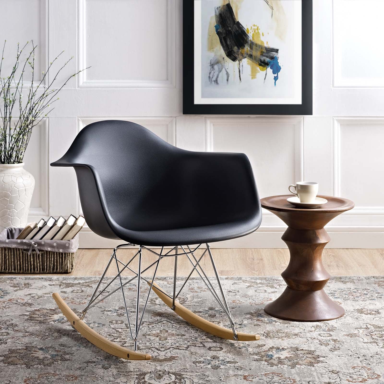 Rocker Plastic Lounge Chair-Lounge Chair-Modway-Wall2Wall Furnishings