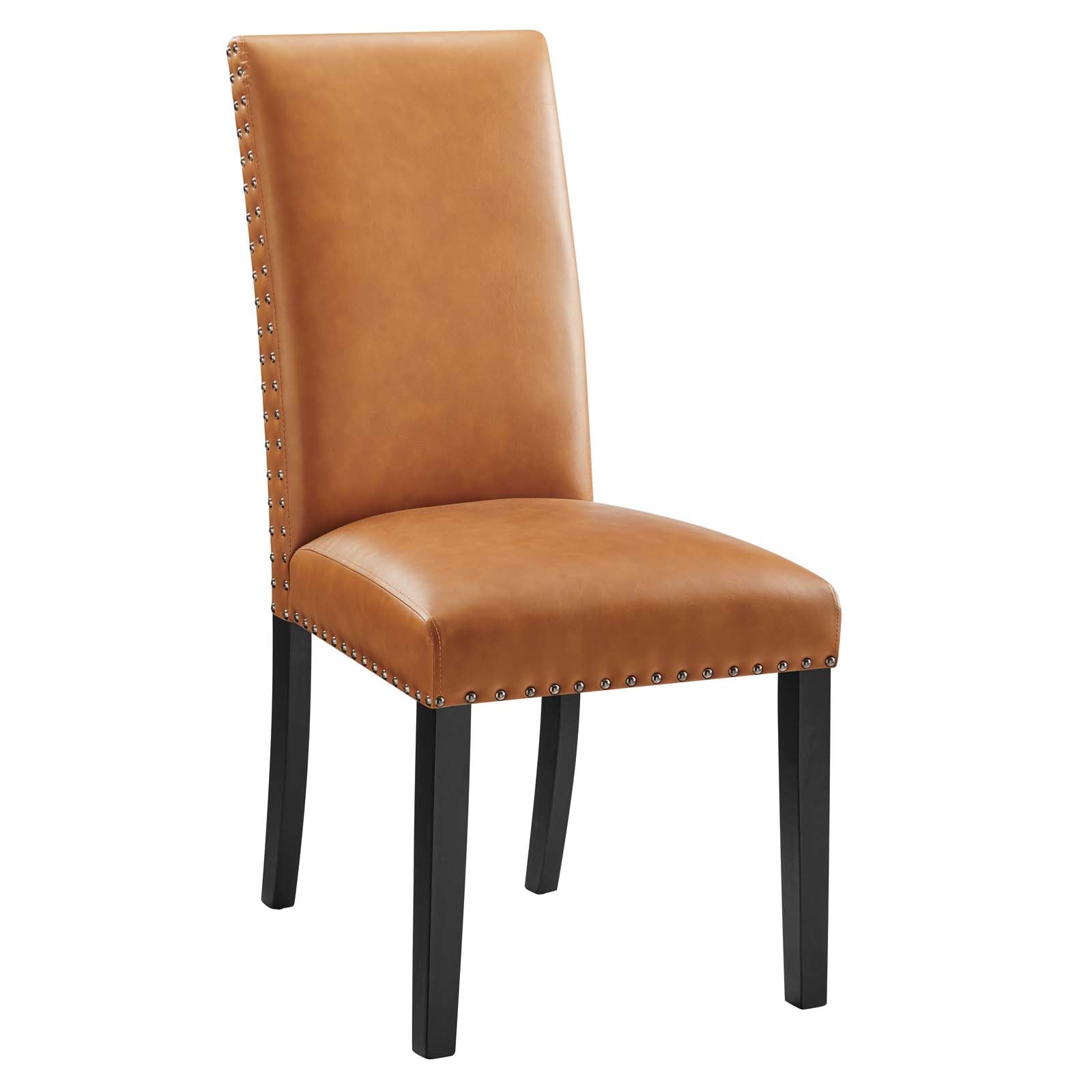 Parcel Dining Faux Leather Side Chair-Dining Chair-Modway-Wall2Wall Furnishings
