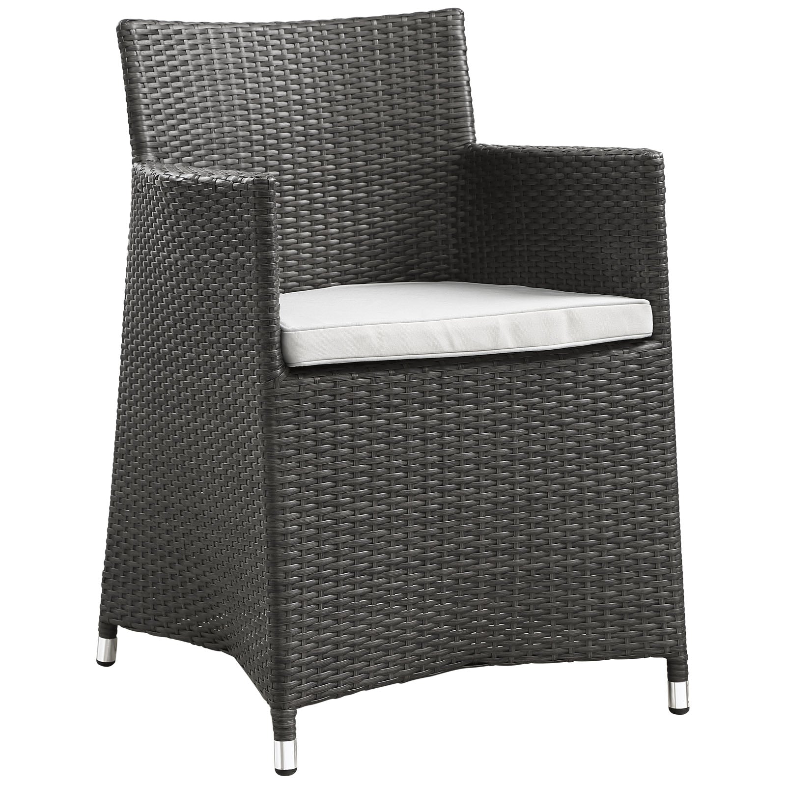 Junction Dining Outdoor Patio Armchair-Outdoor Dining Chair-Modway-Wall2Wall Furnishings