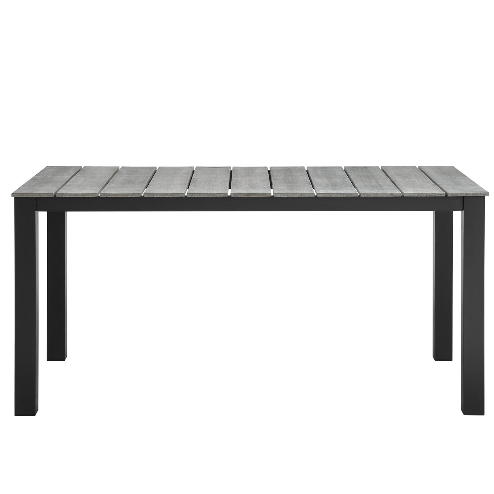 Maine 63" Outdoor Patio Dining Table-Outdoor Dining Table-Modway-Wall2Wall Furnishings