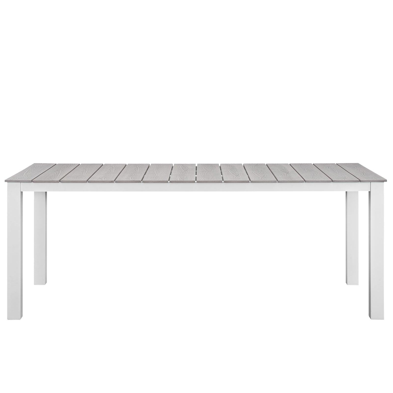 Maine 80" Outdoor Patio Dining Table-Outdoor Dining Table-Modway-Wall2Wall Furnishings