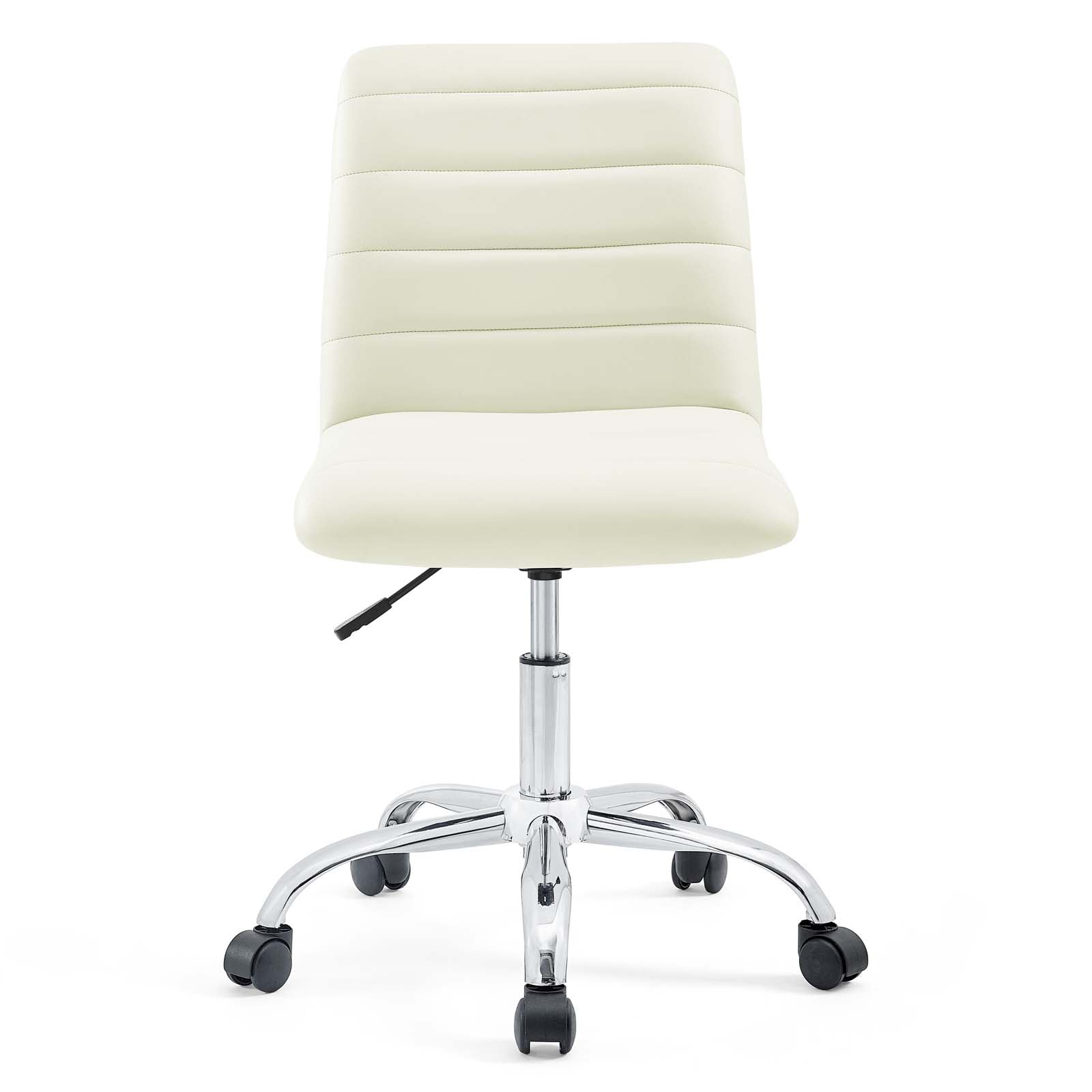 Ripple Armless Mid Back Vinyl Office Chair-Office Chair-Modway-Wall2Wall Furnishings