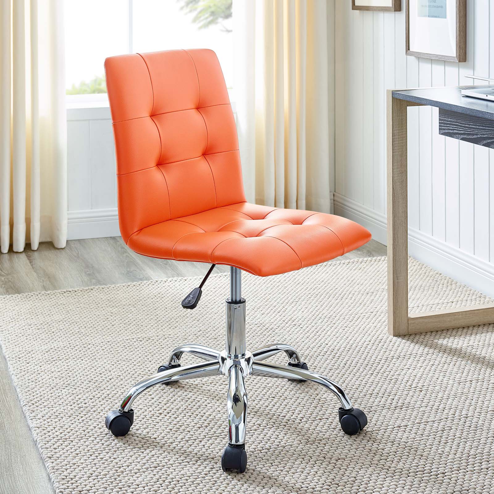 Prim Armless Mid Back Office Chair-Office Chair-Modway-Wall2Wall Furnishings